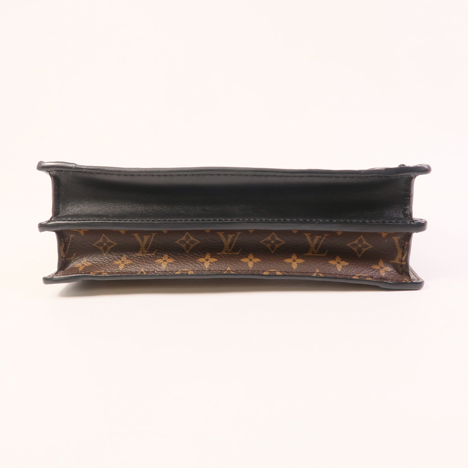 LOUIS VUITTON 【激減優惠】Monogram Reverse Trunk Clutch金扣肩背袋