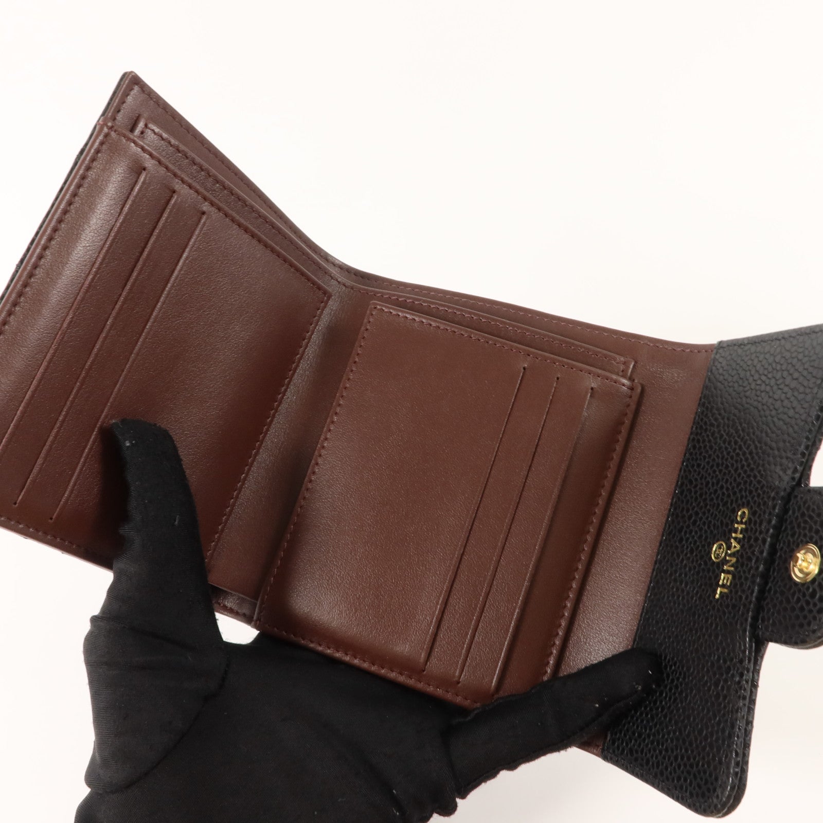 CHANEL 牛皮皮革Classic Small Flap Wallet錢包