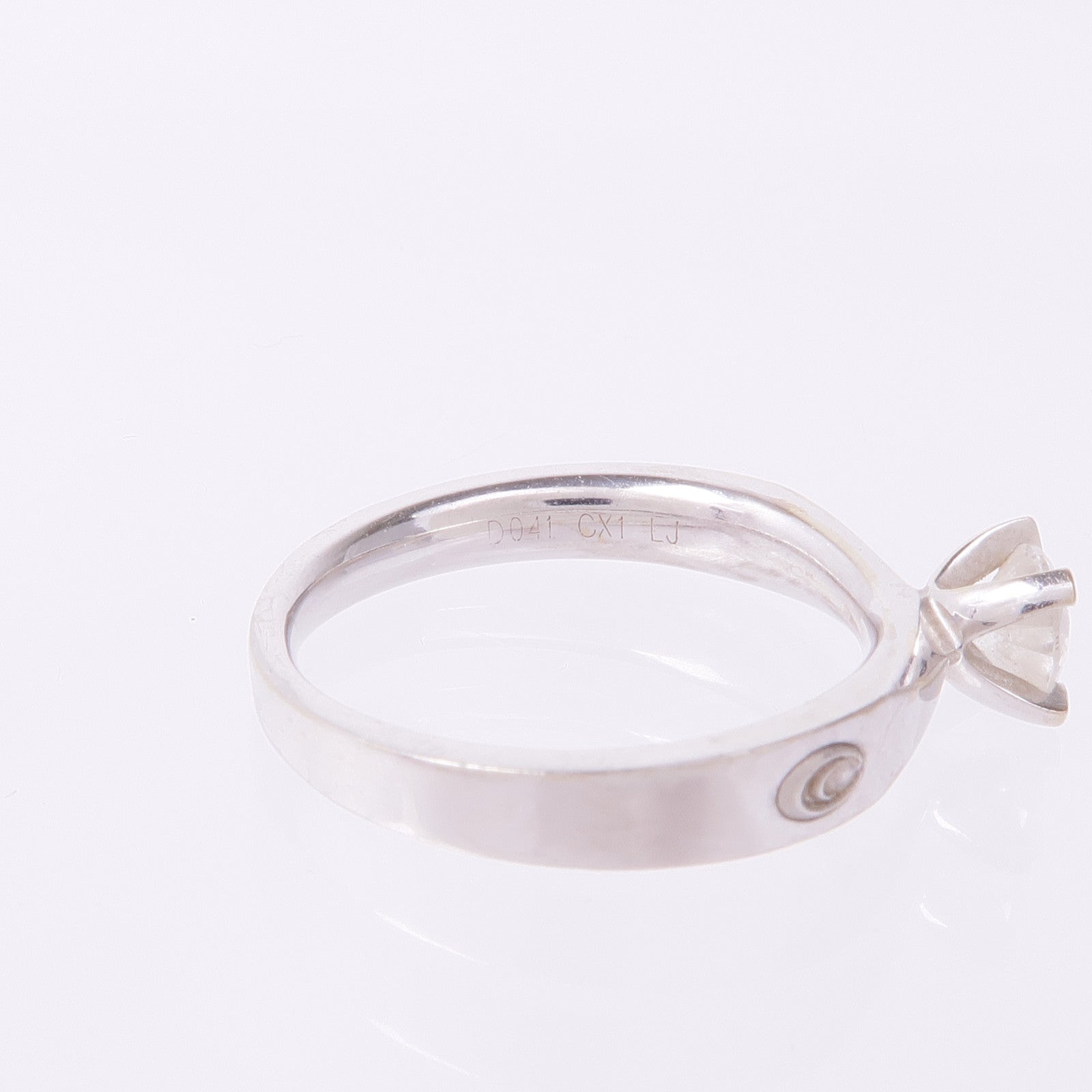 JEWELRY 18K白金Forevermark Diamond Ring鑽石戒指US#5.75