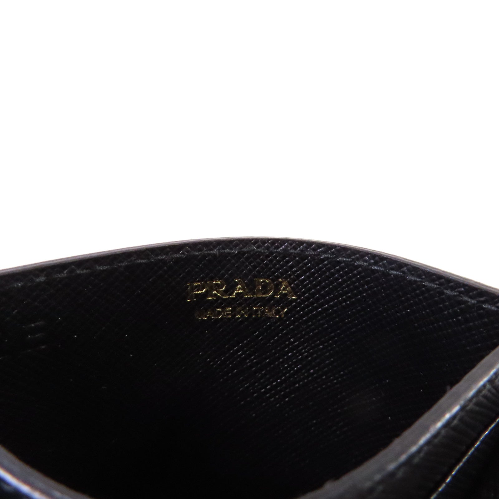 PRADA Saffiano皮革Card Case卡片套黑色