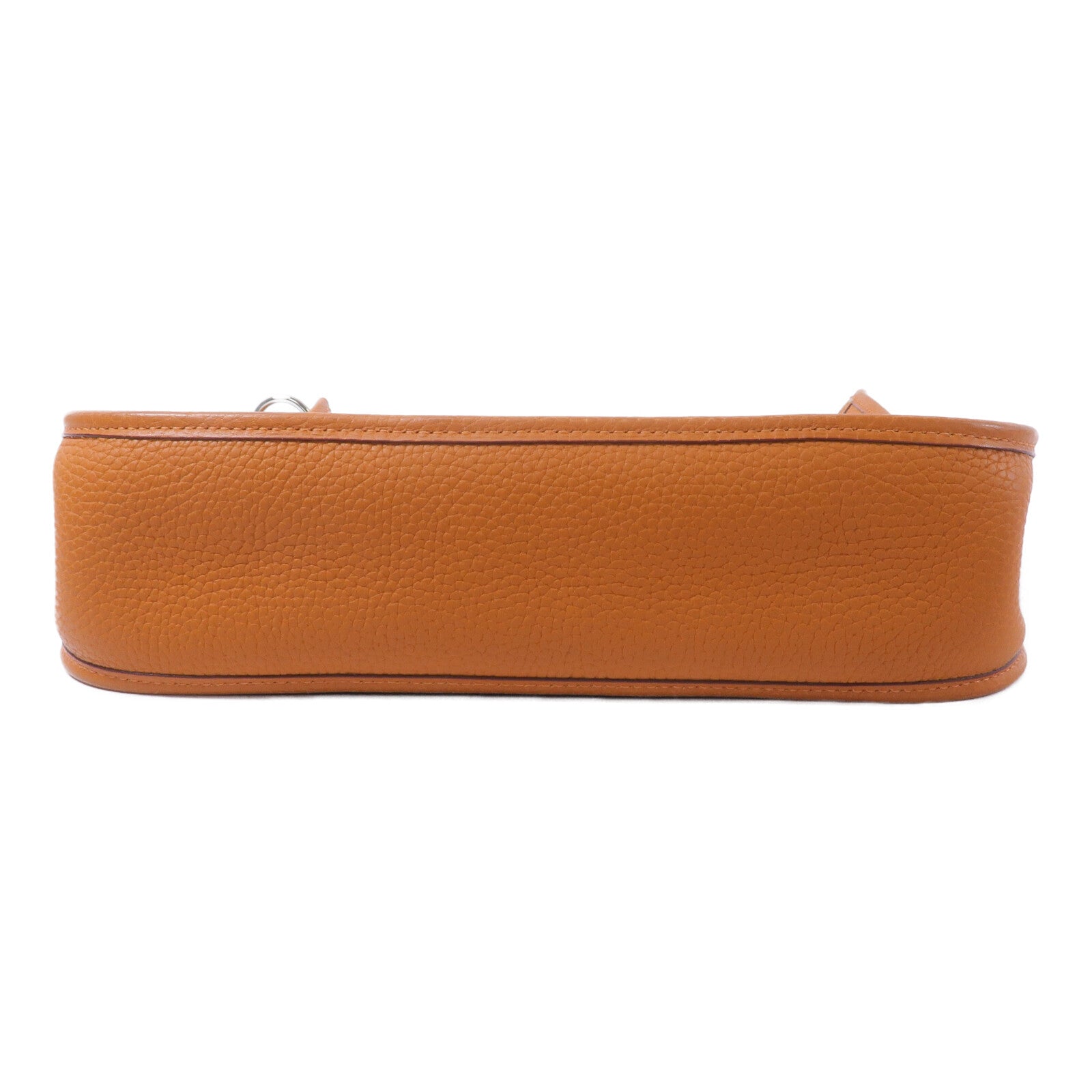 HERMES Clemence皮革Evelyne PM肩背袋Orange