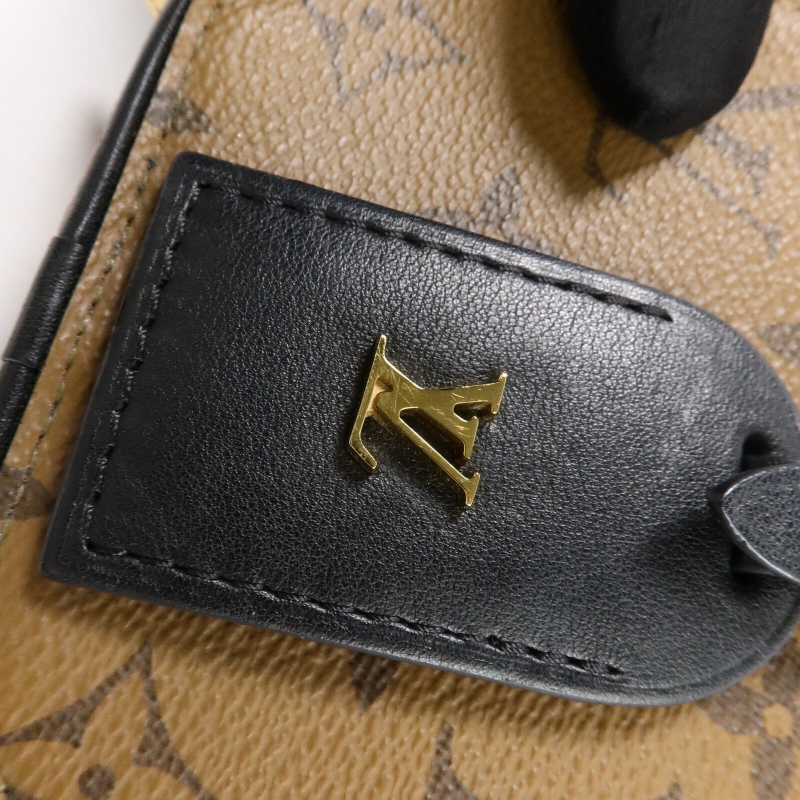 LOUIS VUITTON Monogram Reverse Mini Boite Chapeau手挽肩背兩用袋