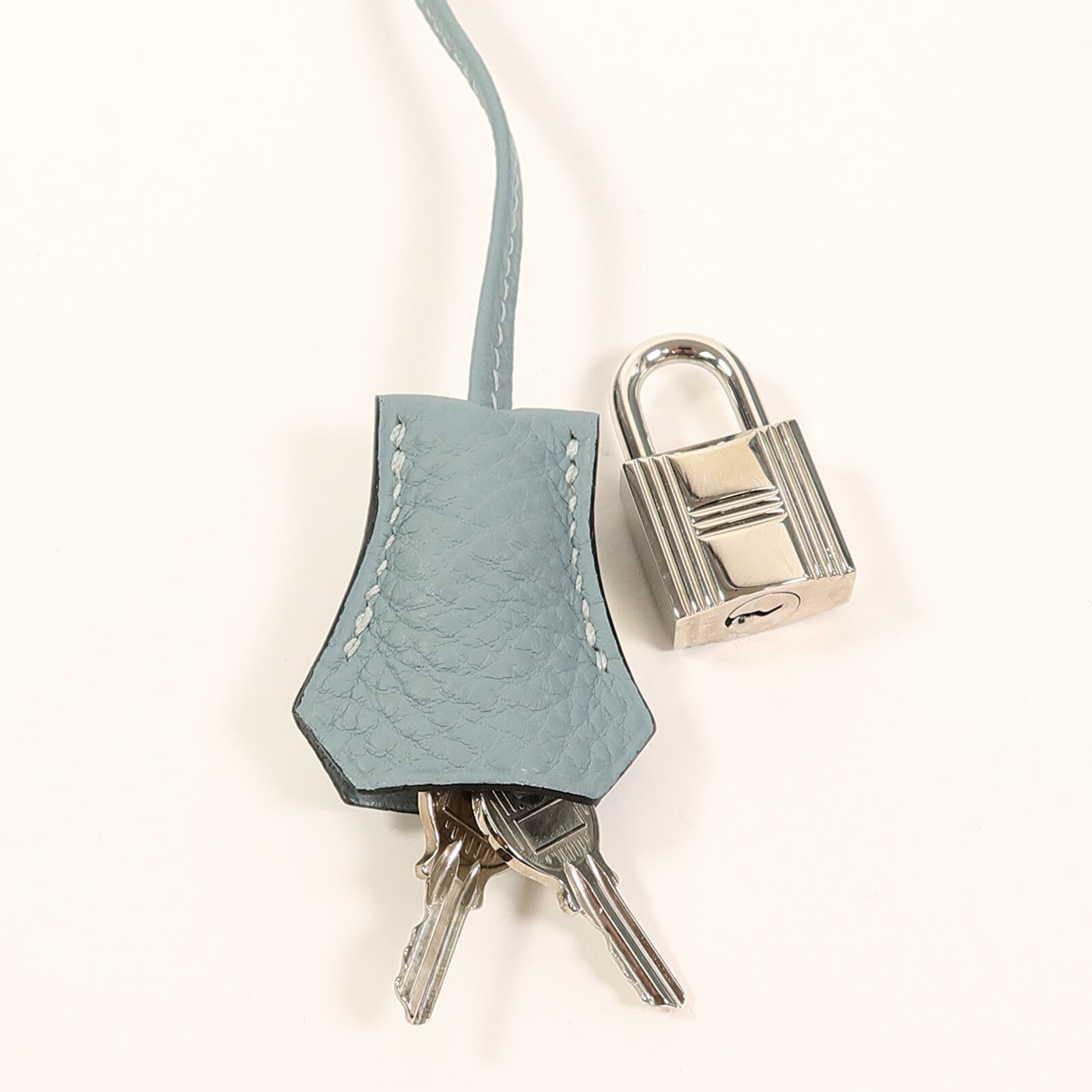 HERMES Togo皮革Birkin 30手挽袋Blue Ciel