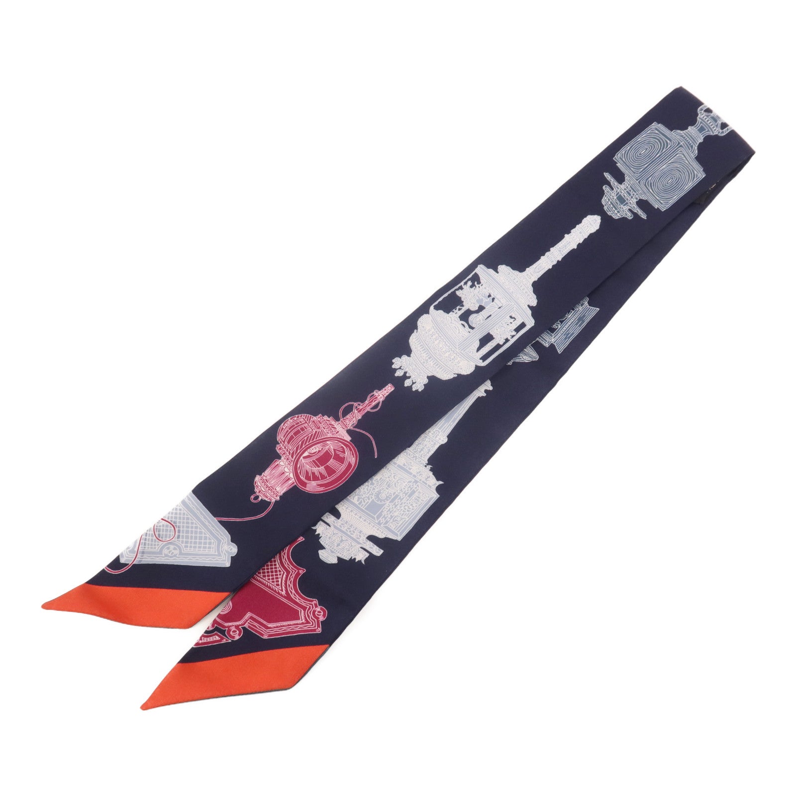 HERMES 絲質Twilly絲巾