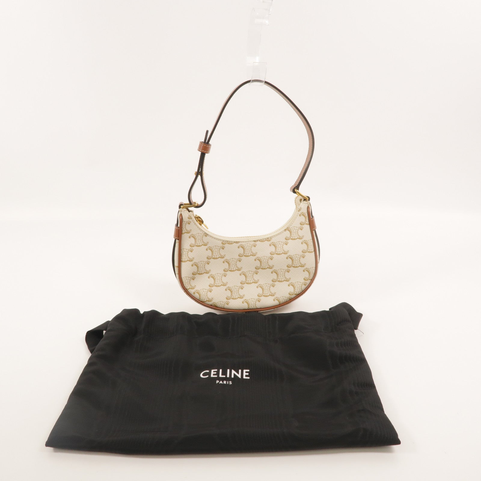 CELINE 塗層帆布Ava Mini肩背袋