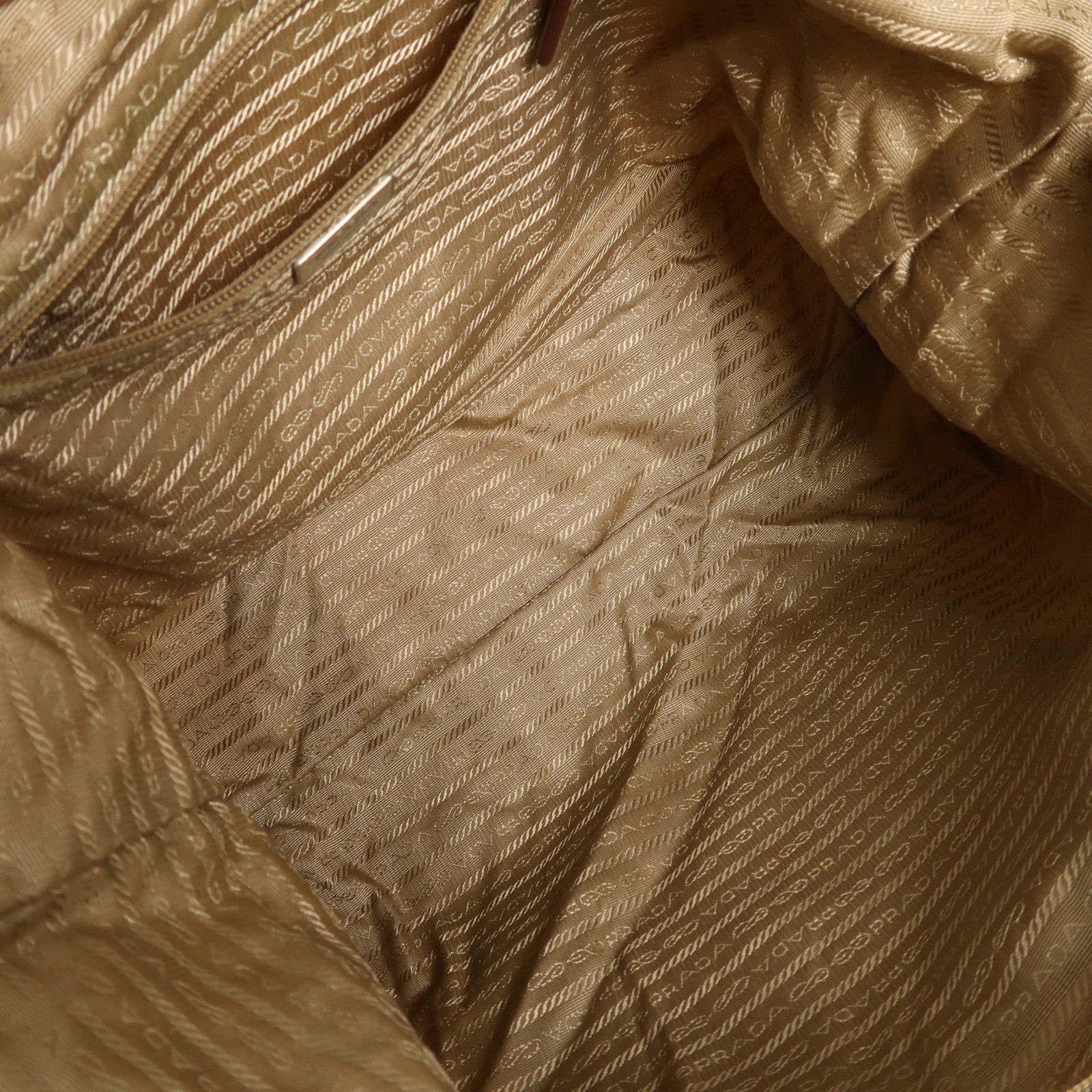 PRADA 尼龍Shoulder Bag銀扣肩背袋