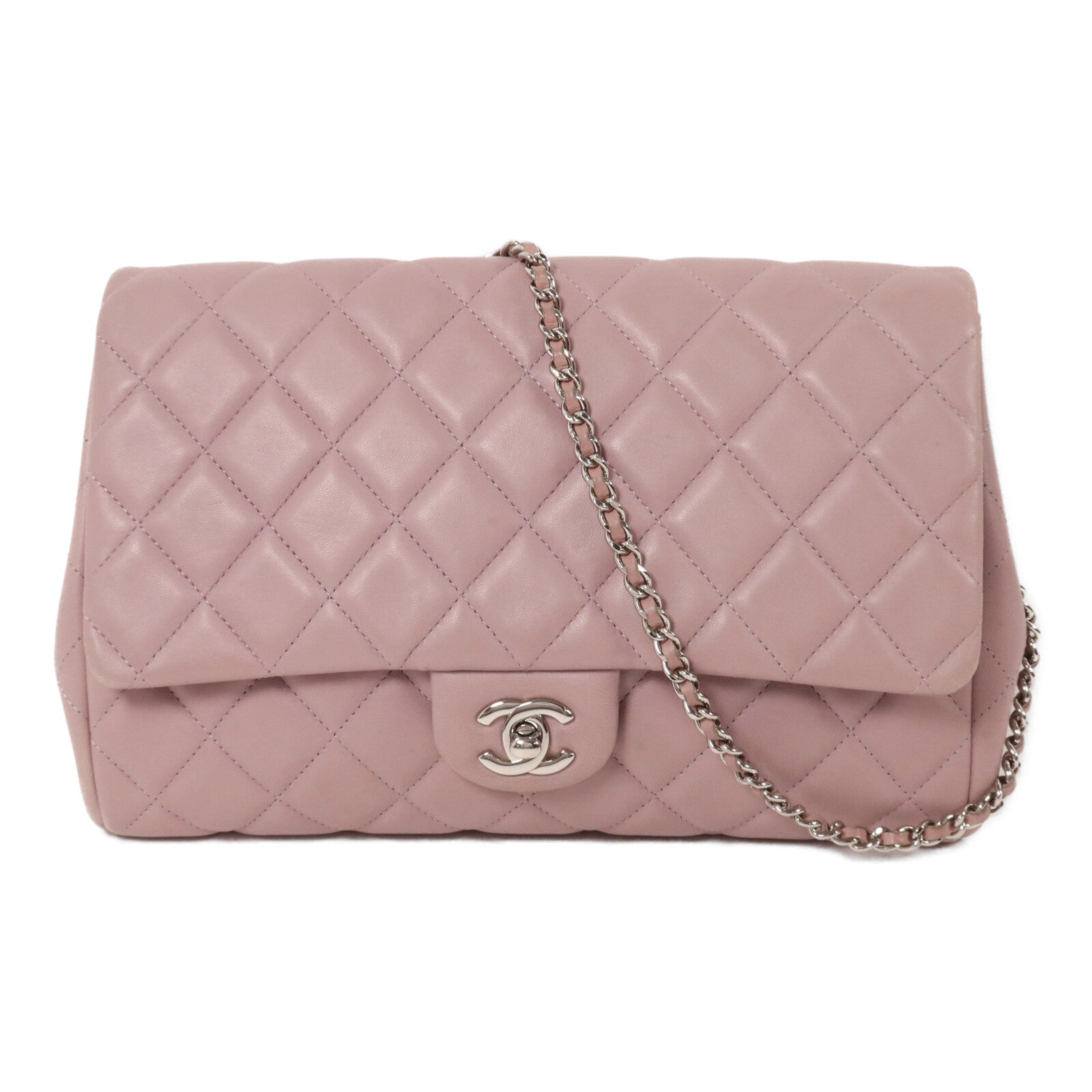 CHANEL 羊皮皮革Chain Shoulder鏈帶肩背袋