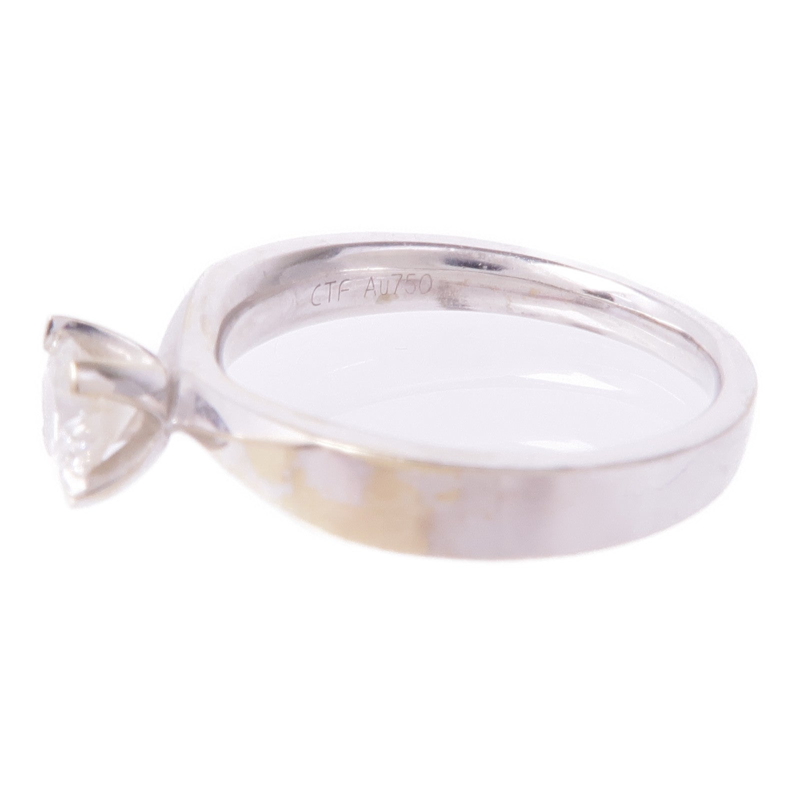 JEWELRY 18K白金Forevermark Diamond Ring鑽石戒指US#5.75