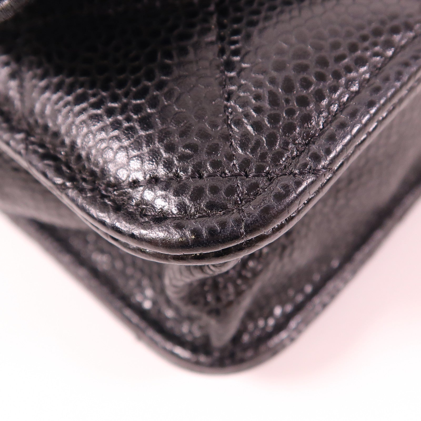 CHANEL 牛皮皮革WOC Wallet On Chain金扣鏈帶肩背袋