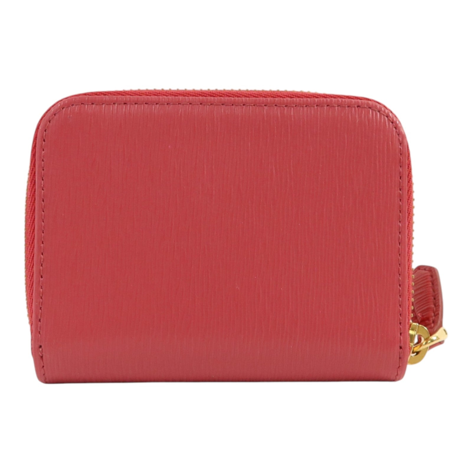 PRADA 【激減優惠】牛皮皮革Card Case金扣卡片套