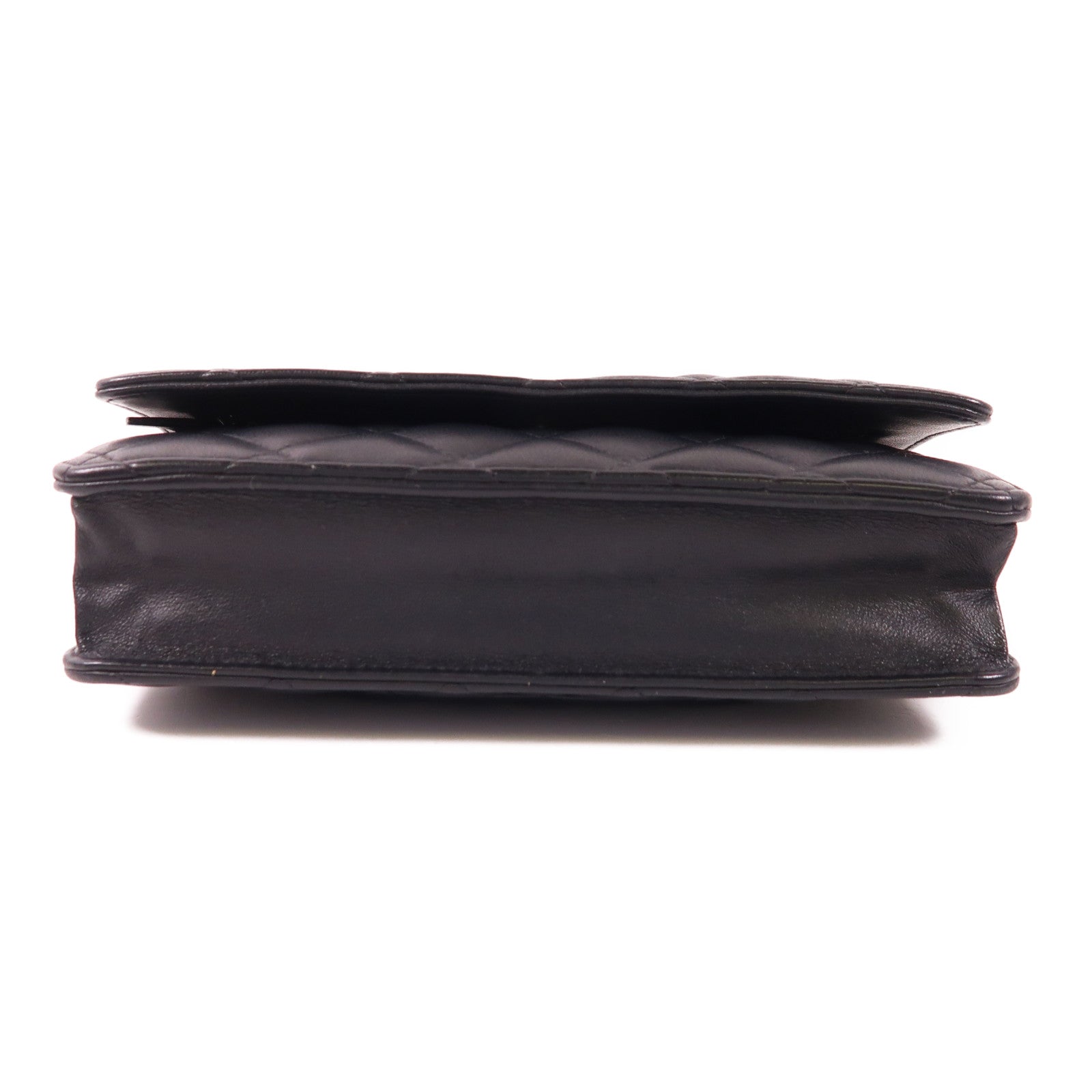 CHANEL 牛皮皮革WOC Wallet On Chain銀扣鏈帶肩背袋
