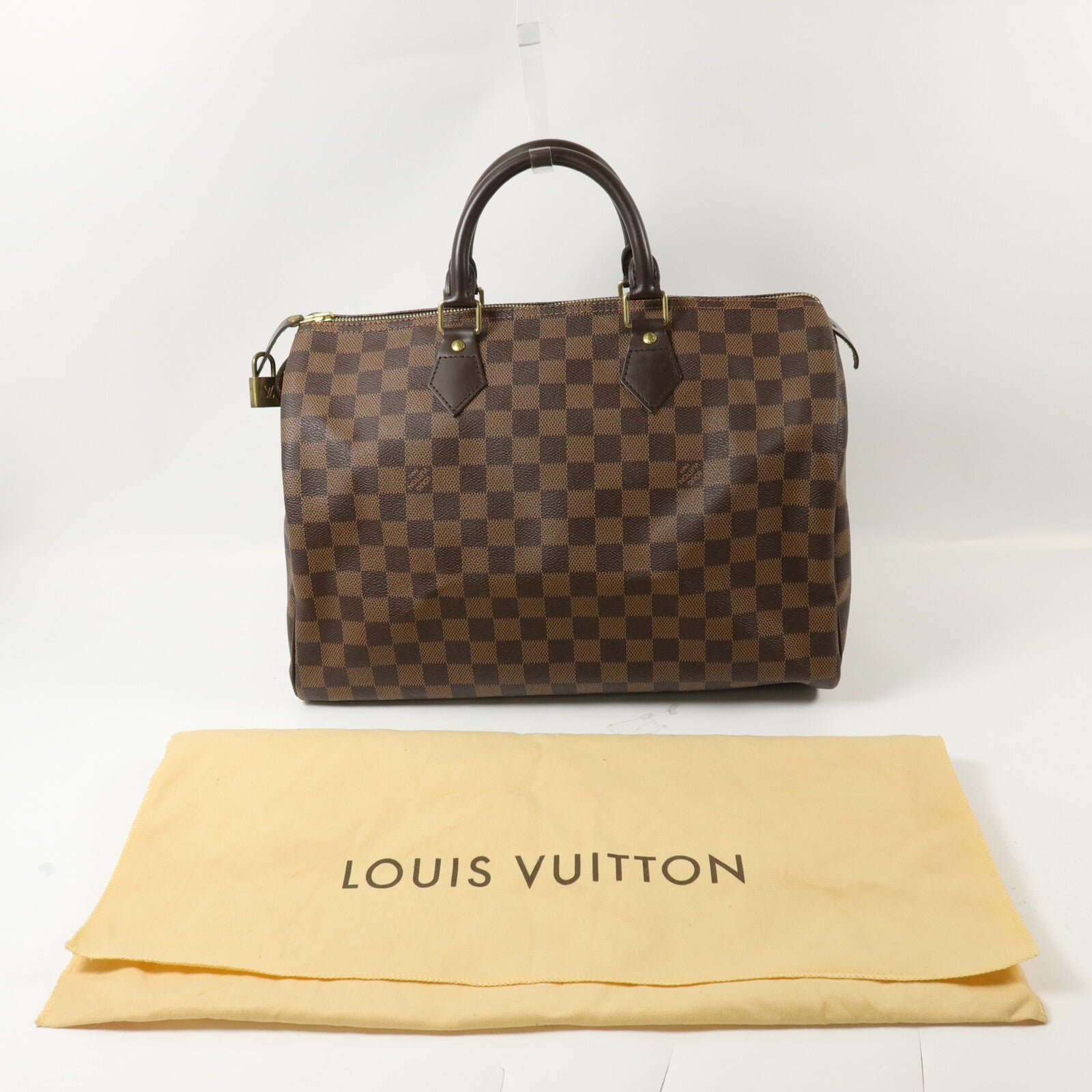 LOUIS VUITTON Damier Speedy 35手挽袋