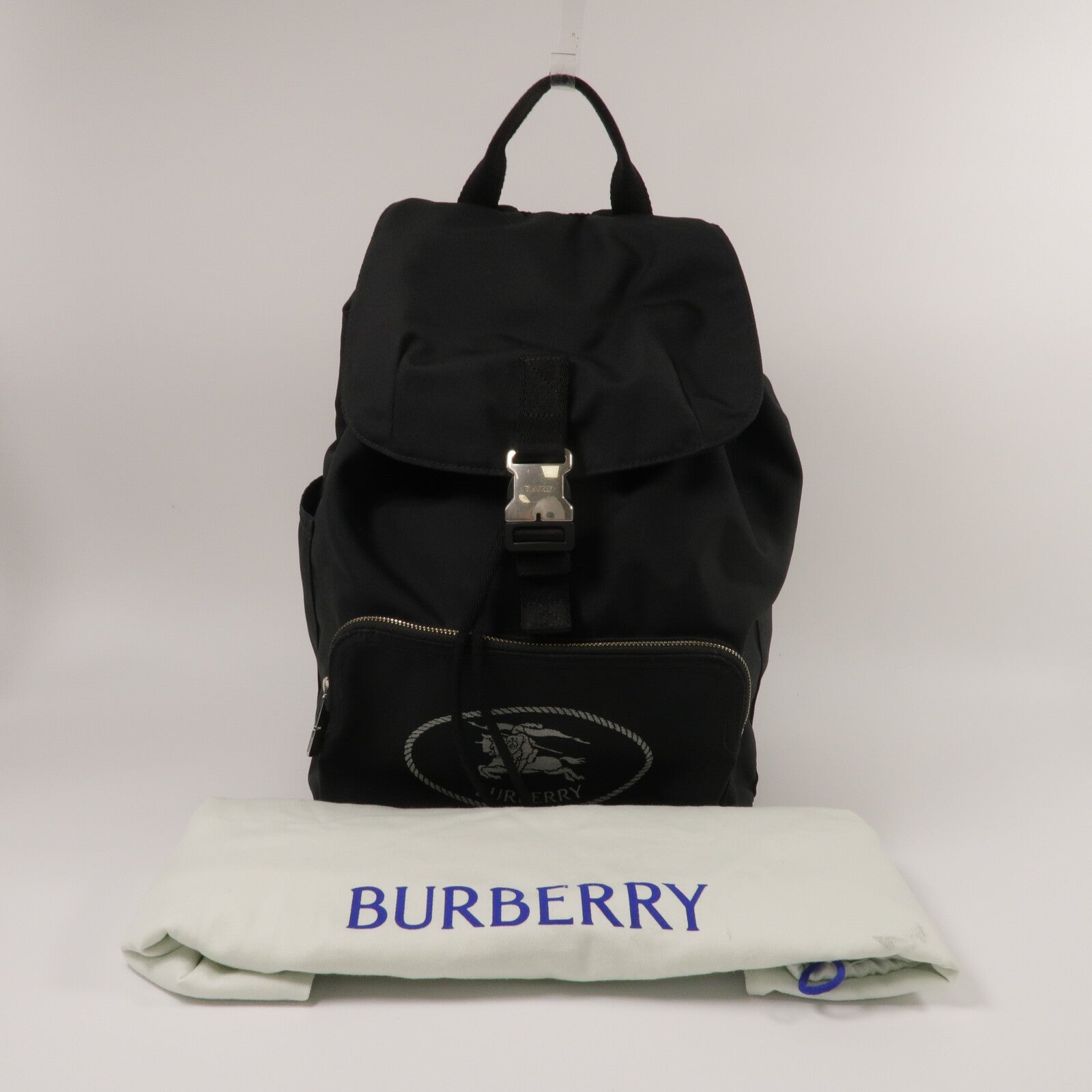 BURBERRY 尼龍Orkney Flap Backpack背包