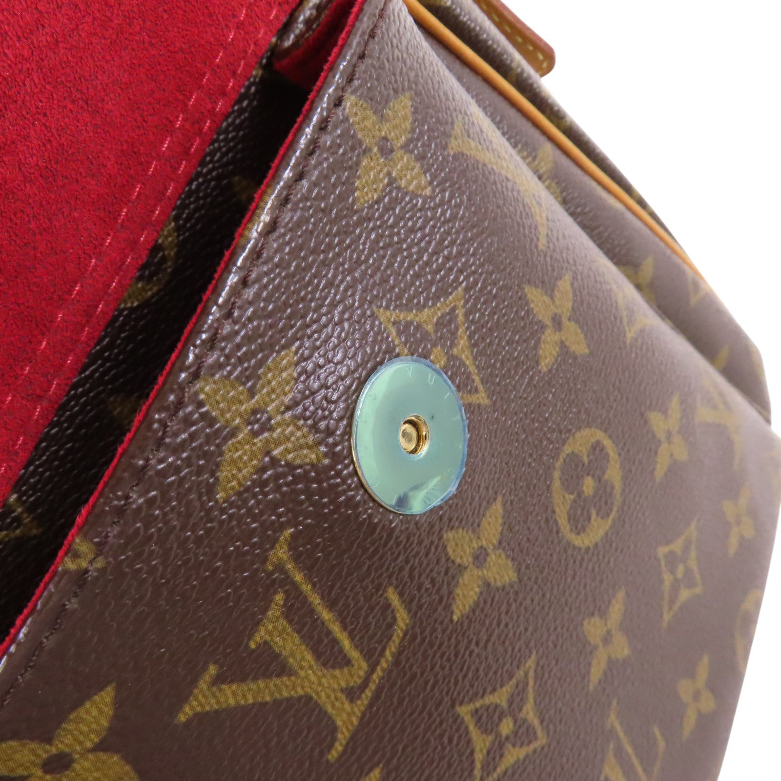 LOUIS VUITTON Monogram Viva Cite GM Shoulder Bag金扣肩背袋