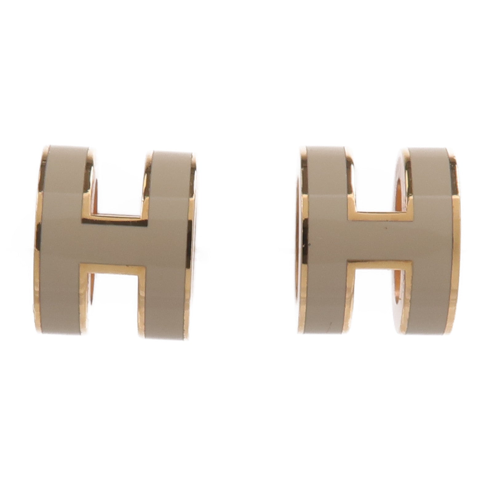 HERMES 金屬Mini Pop H Earrings耳環