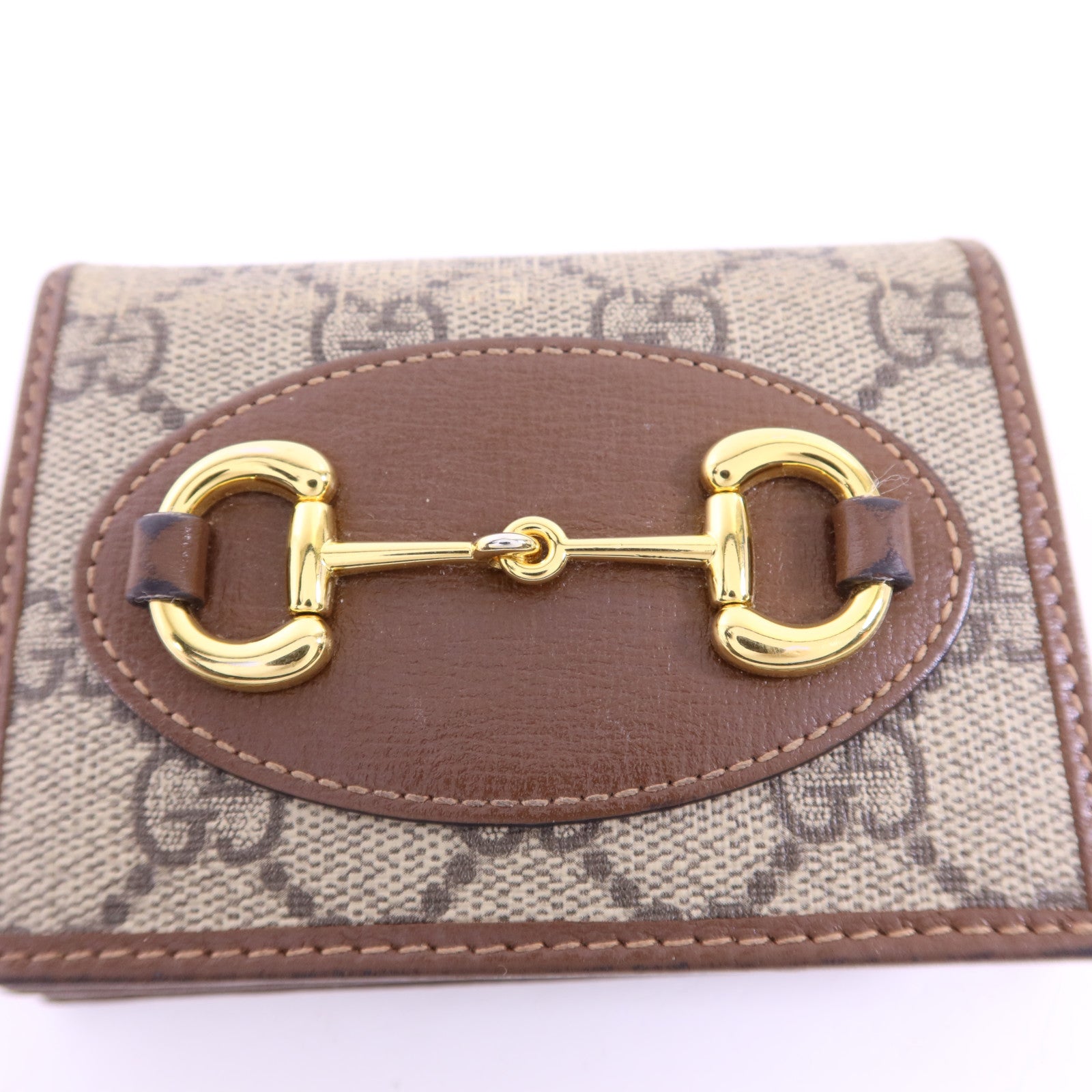 GUCCI 塗層帆布Wallet金扣錢包