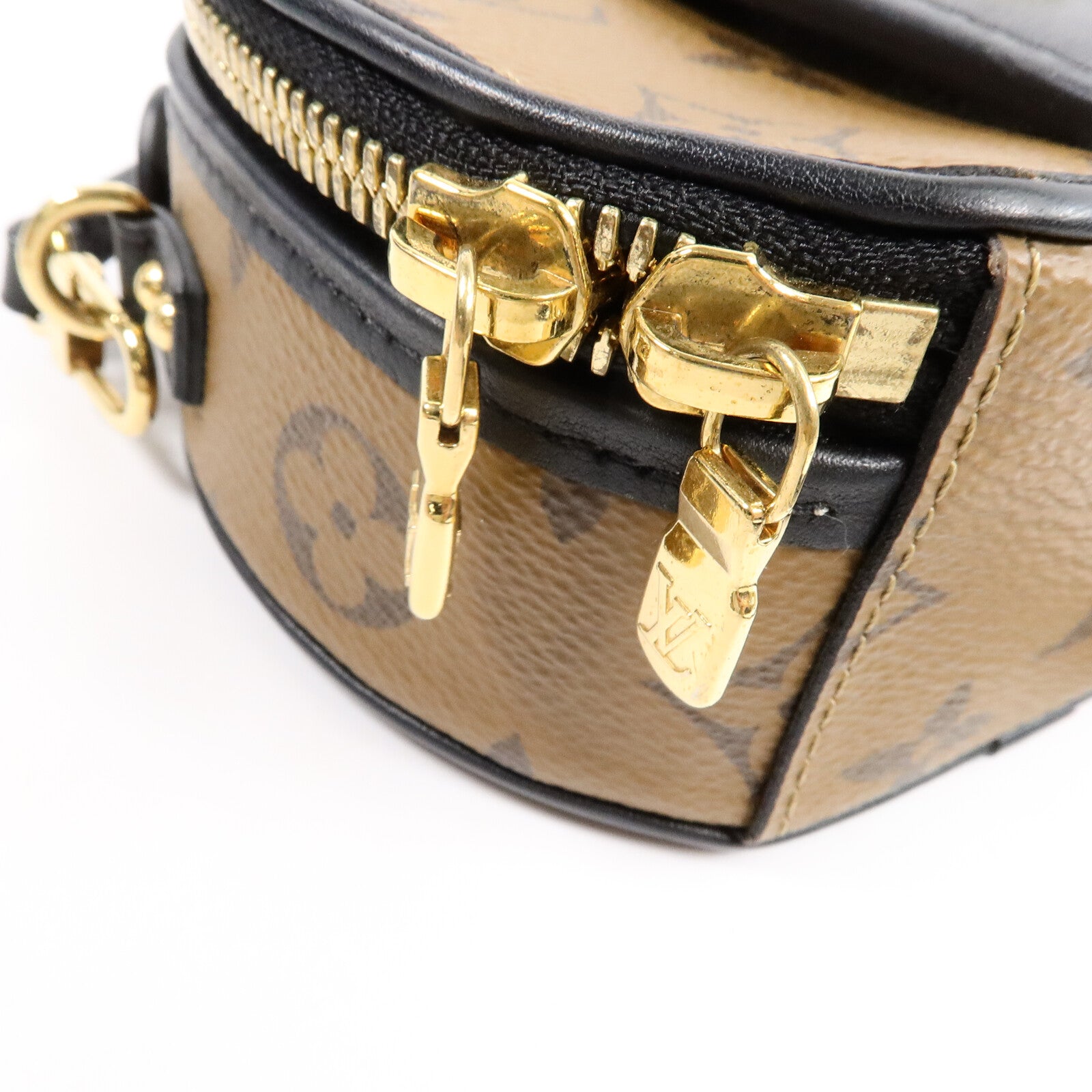 LOUIS VUITTON Monogram Reverse Mini Boite Chapeau手挽肩背兩用袋