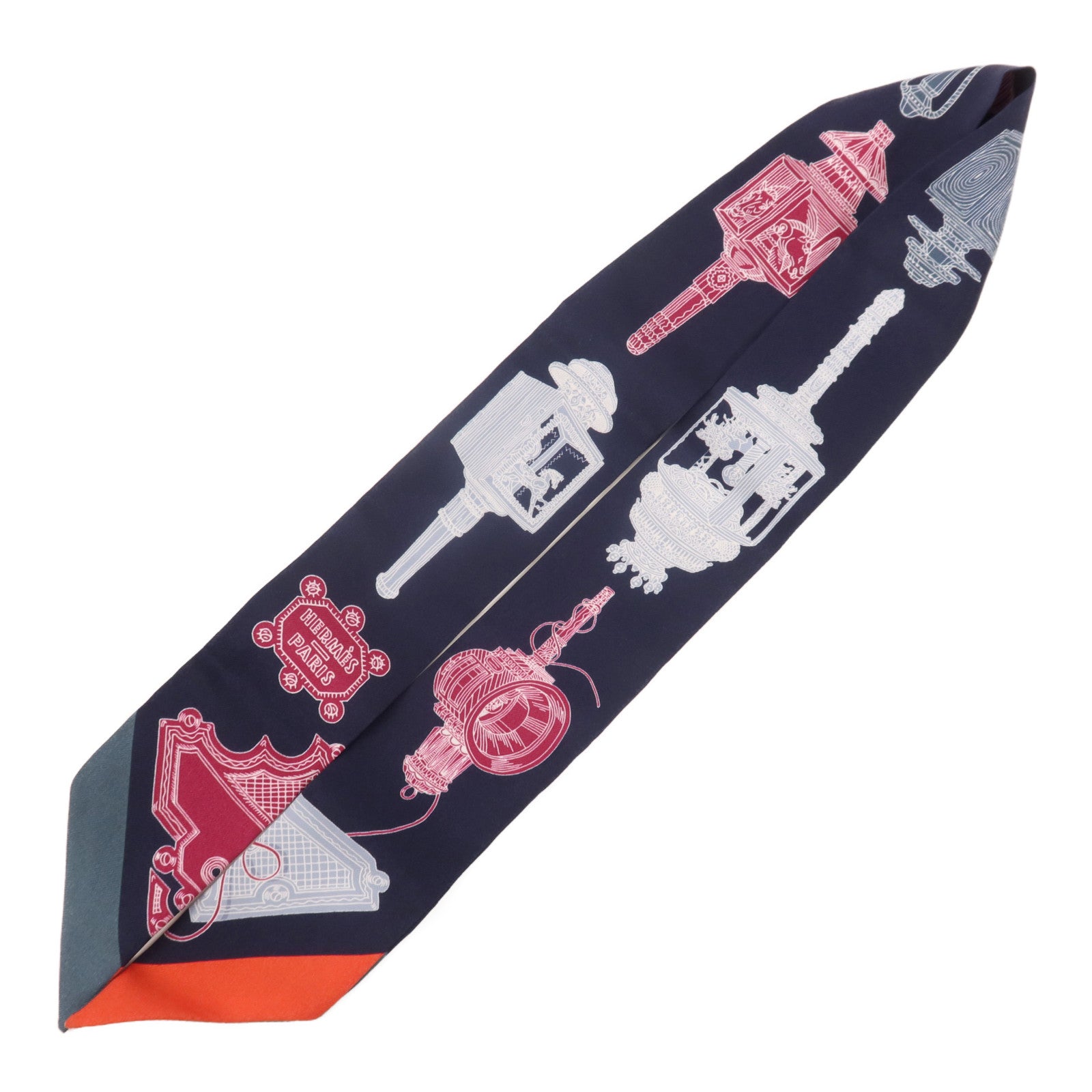 HERMES 絲質Twilly絲巾