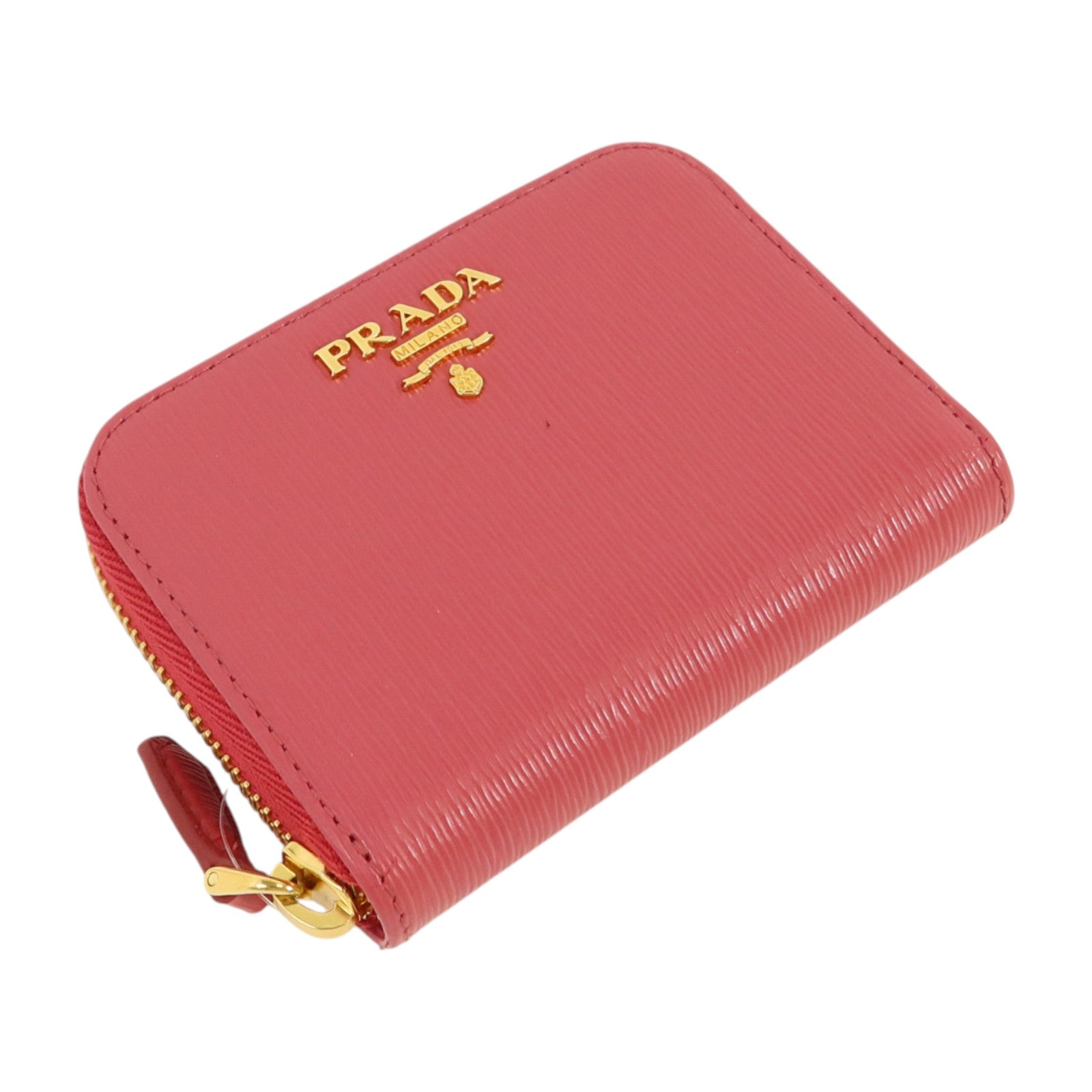 PRADA 牛皮皮革Card Case金扣卡片套
