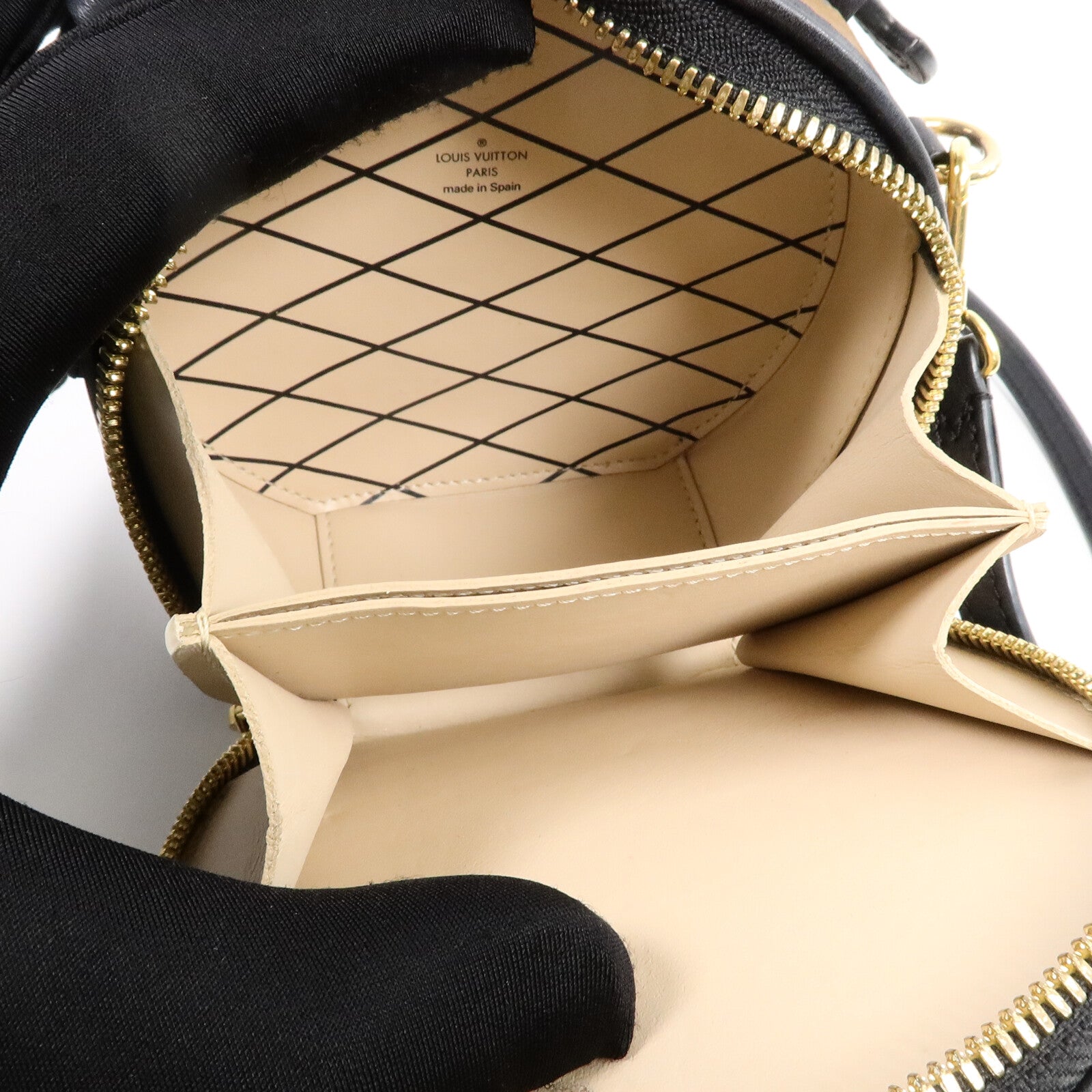 LOUIS VUITTON Monogram Reverse Mini Boite Chapeau手挽肩背兩用袋