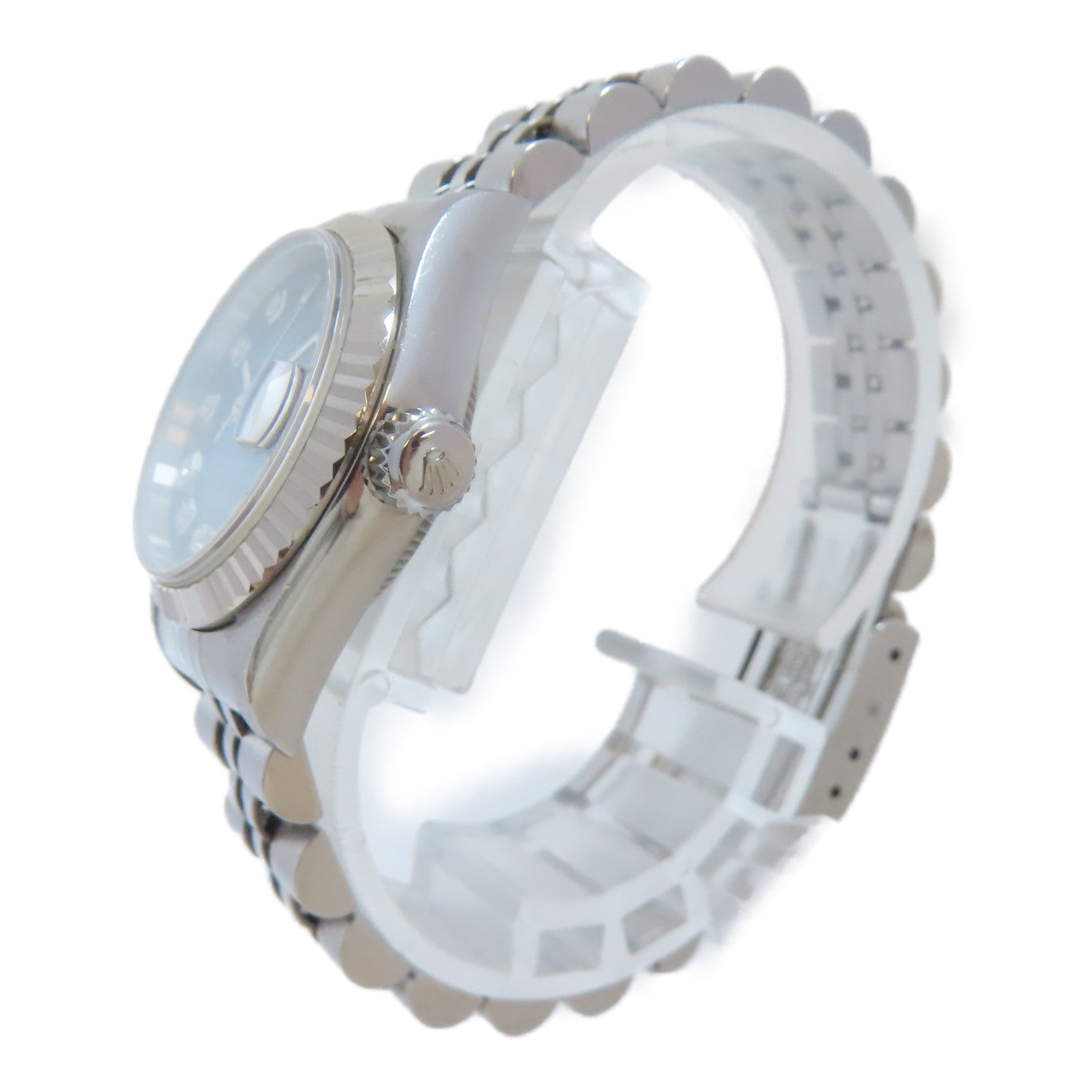 ROLEX Lady Datejust不鏽鋼手錶自動機芯藍色