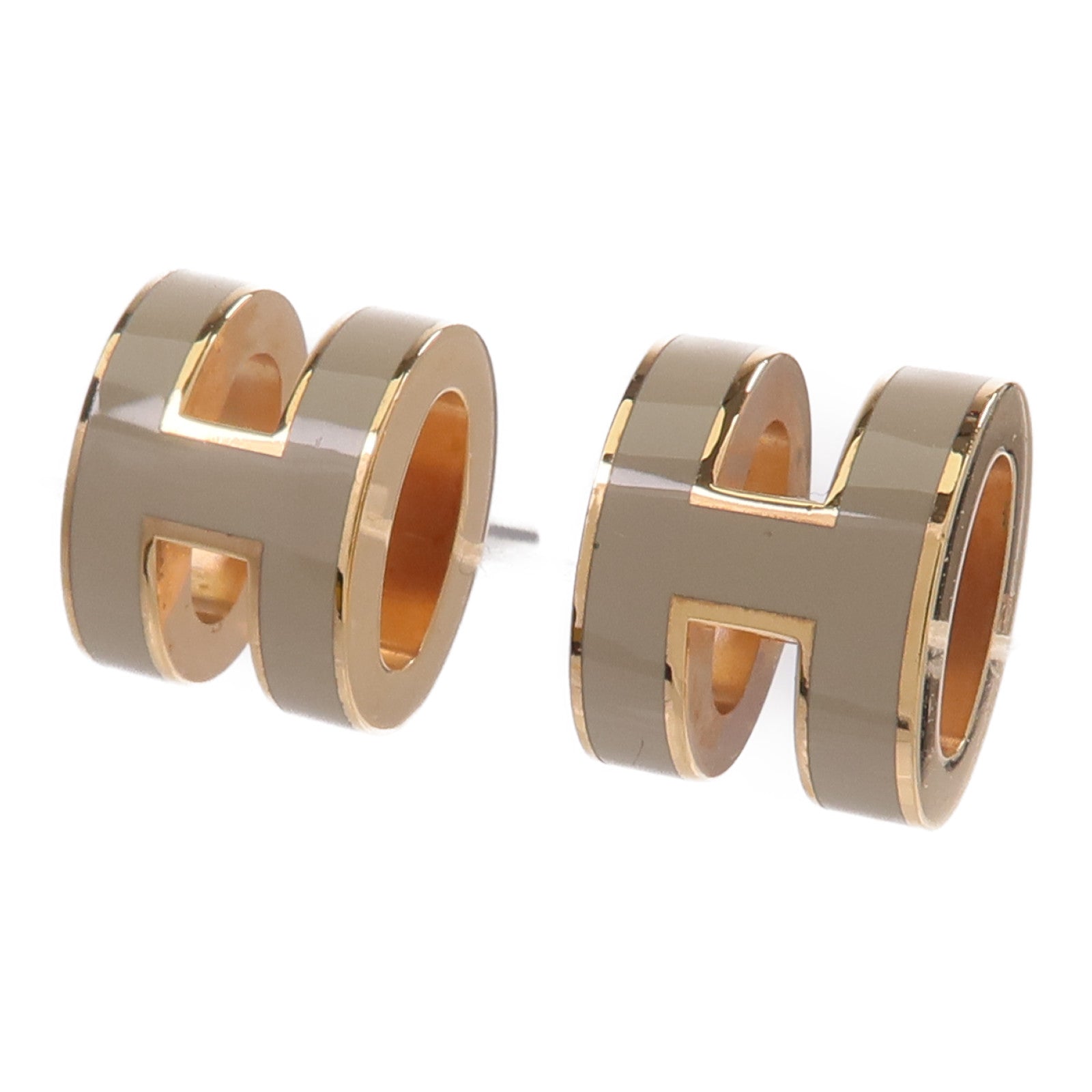 HERMES 金屬Mini Pop H Earrings耳環