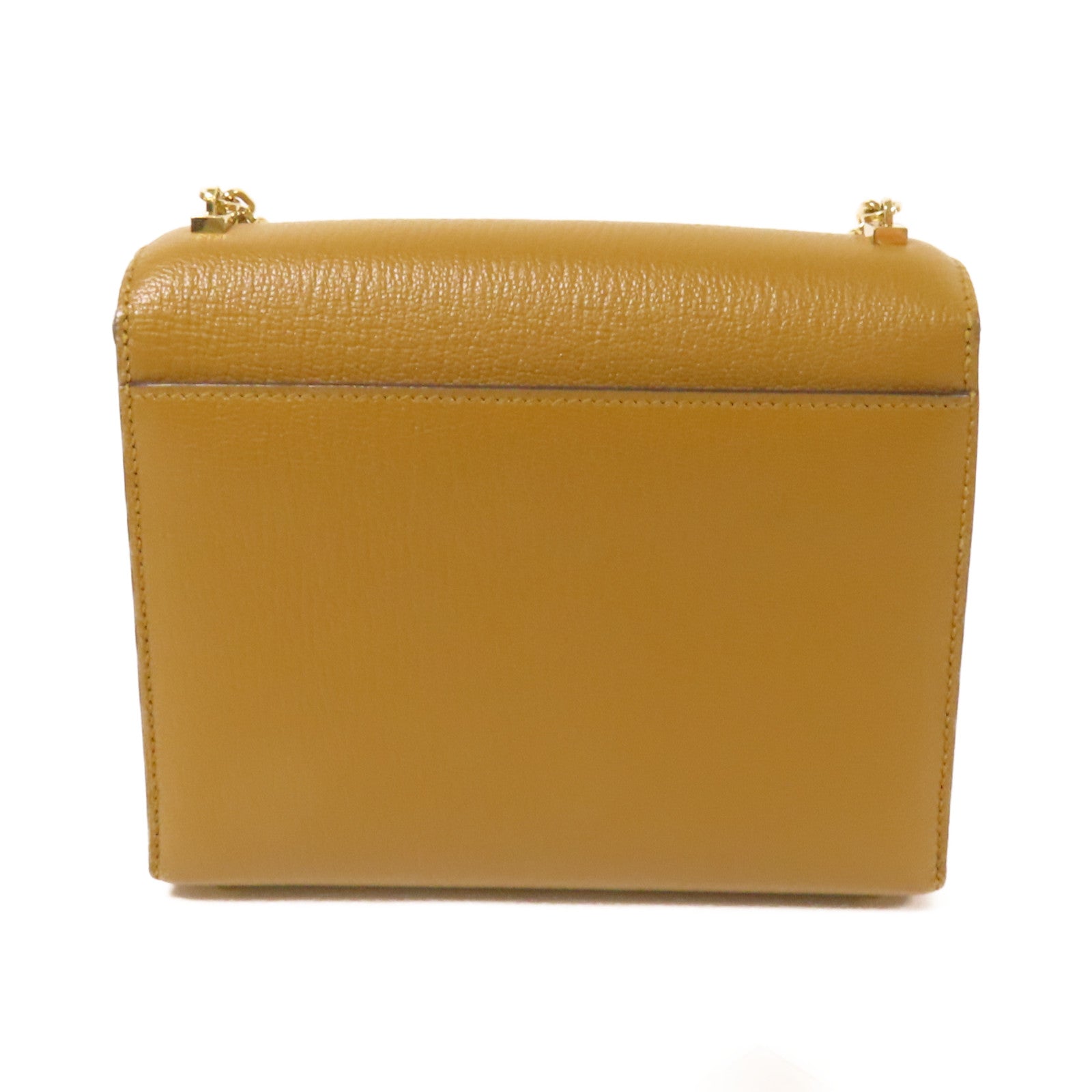 HERMES Chevre皮革Verrou Mini金扣鏈帶肩背袋Sesame