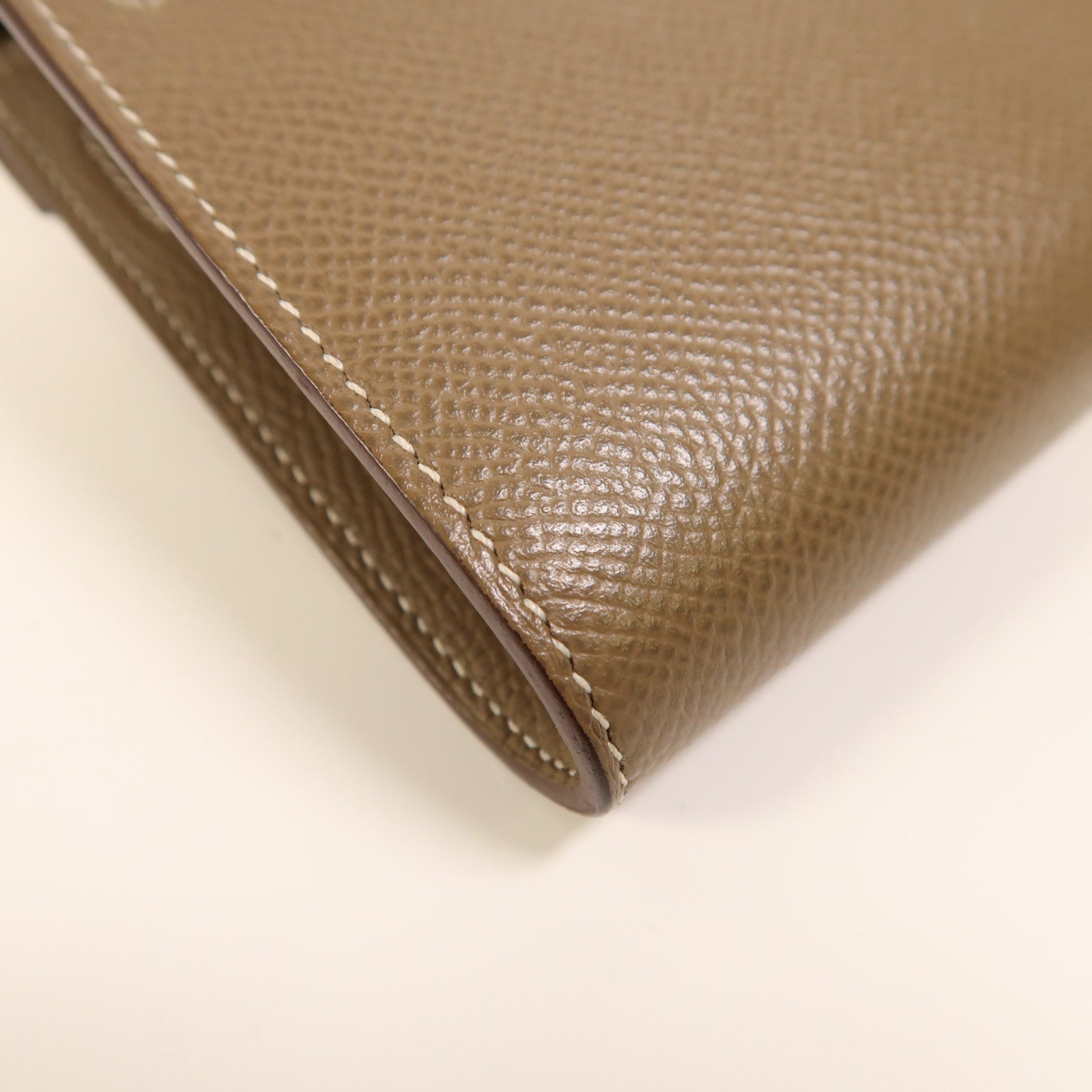 HERMES Epsom皮革Kelly To Go金扣肩背袋Etoupe