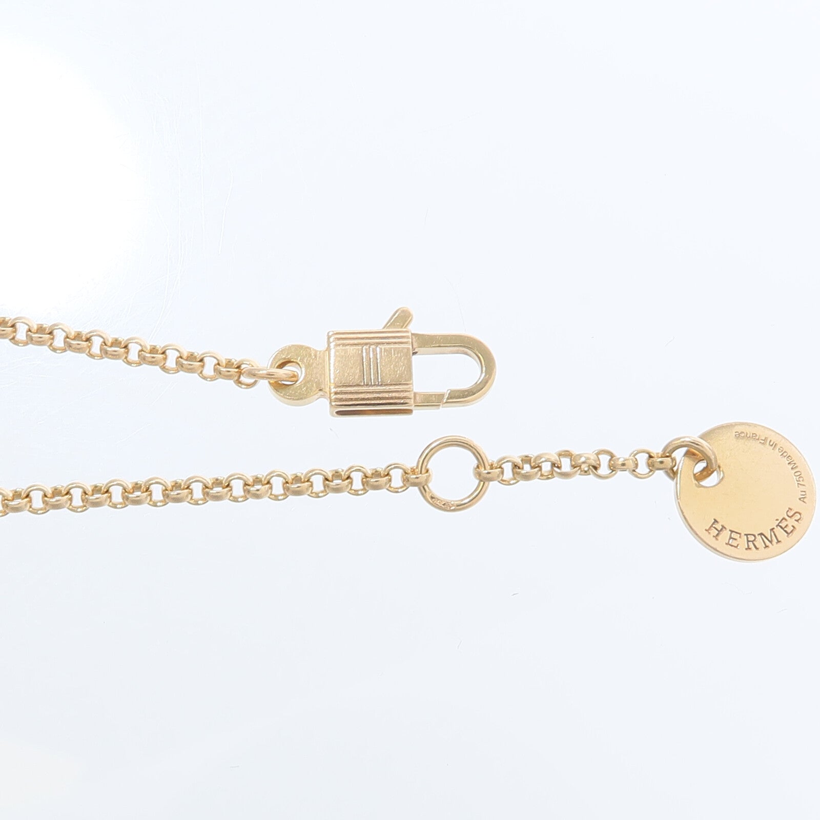 HERMES 18K黃金Clou d'H Bracelet手鏈
