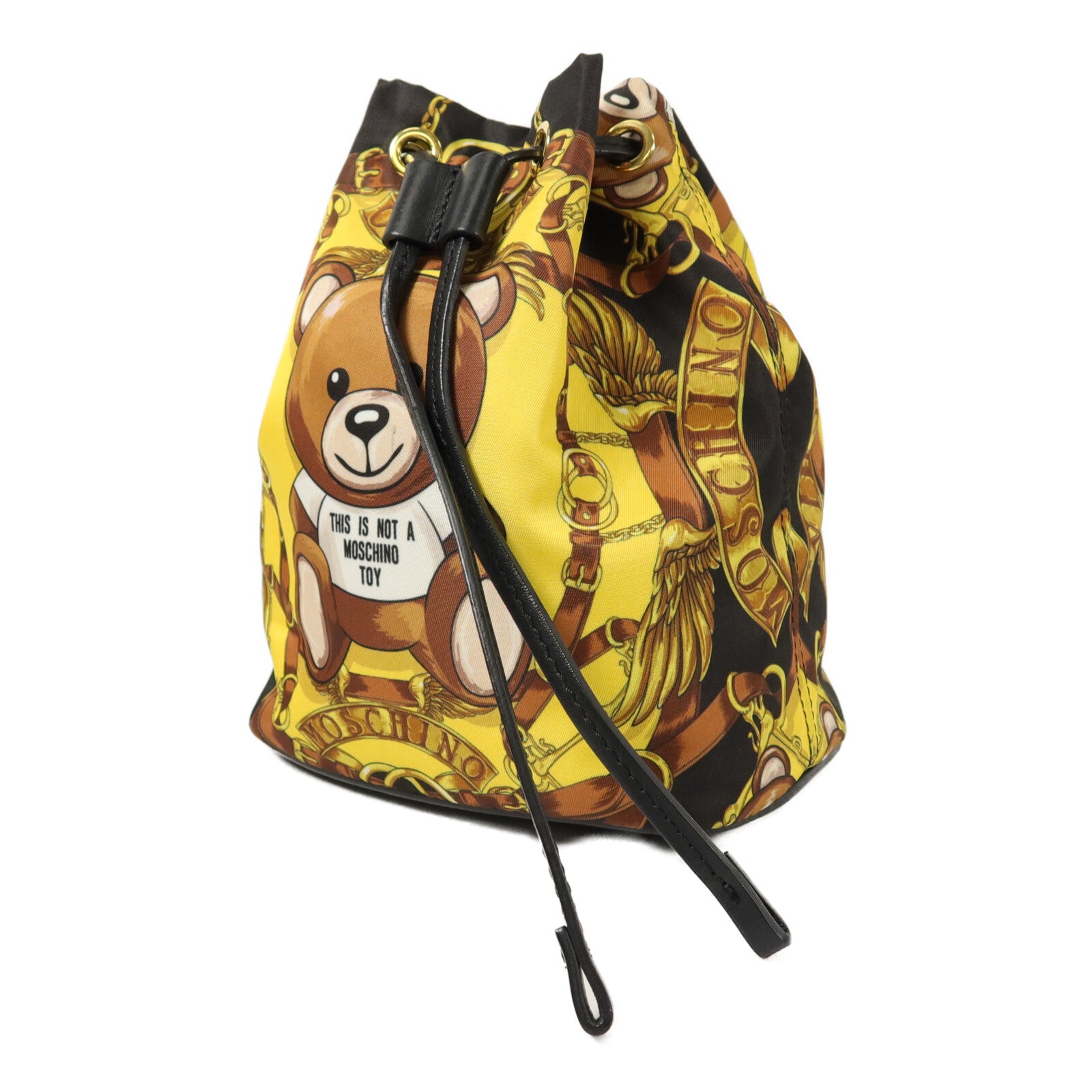 MOSCHINO 尼龍Teddy Bucket Bag肩背袋