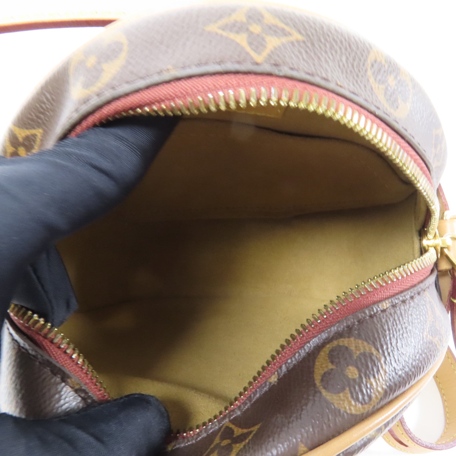 LOUIS VUITTON Monogram Boite Chapeau Souple PM金扣肩背袋