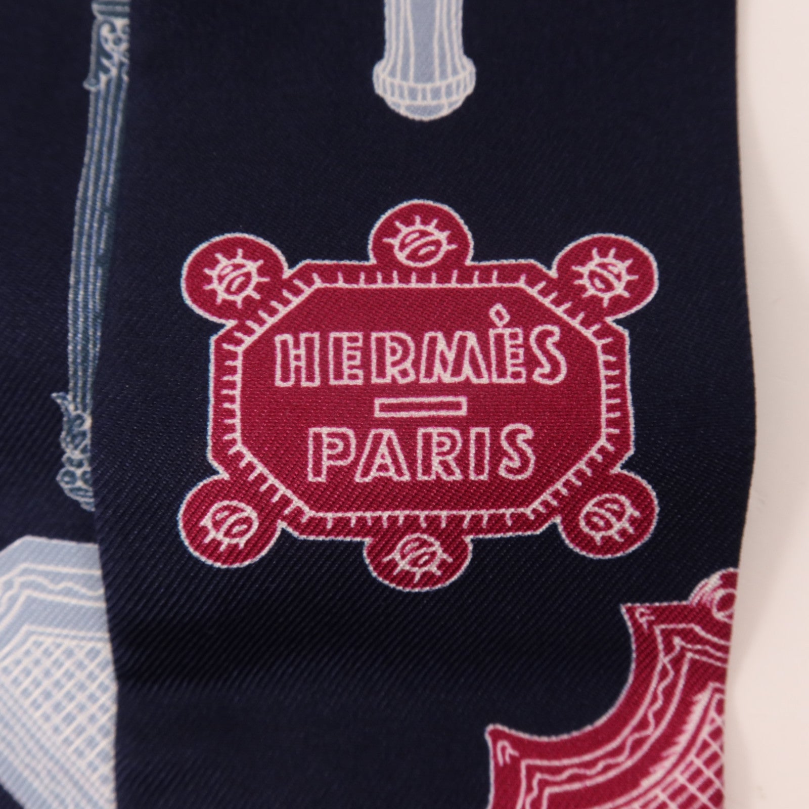 HERMES 絲質Twilly絲巾