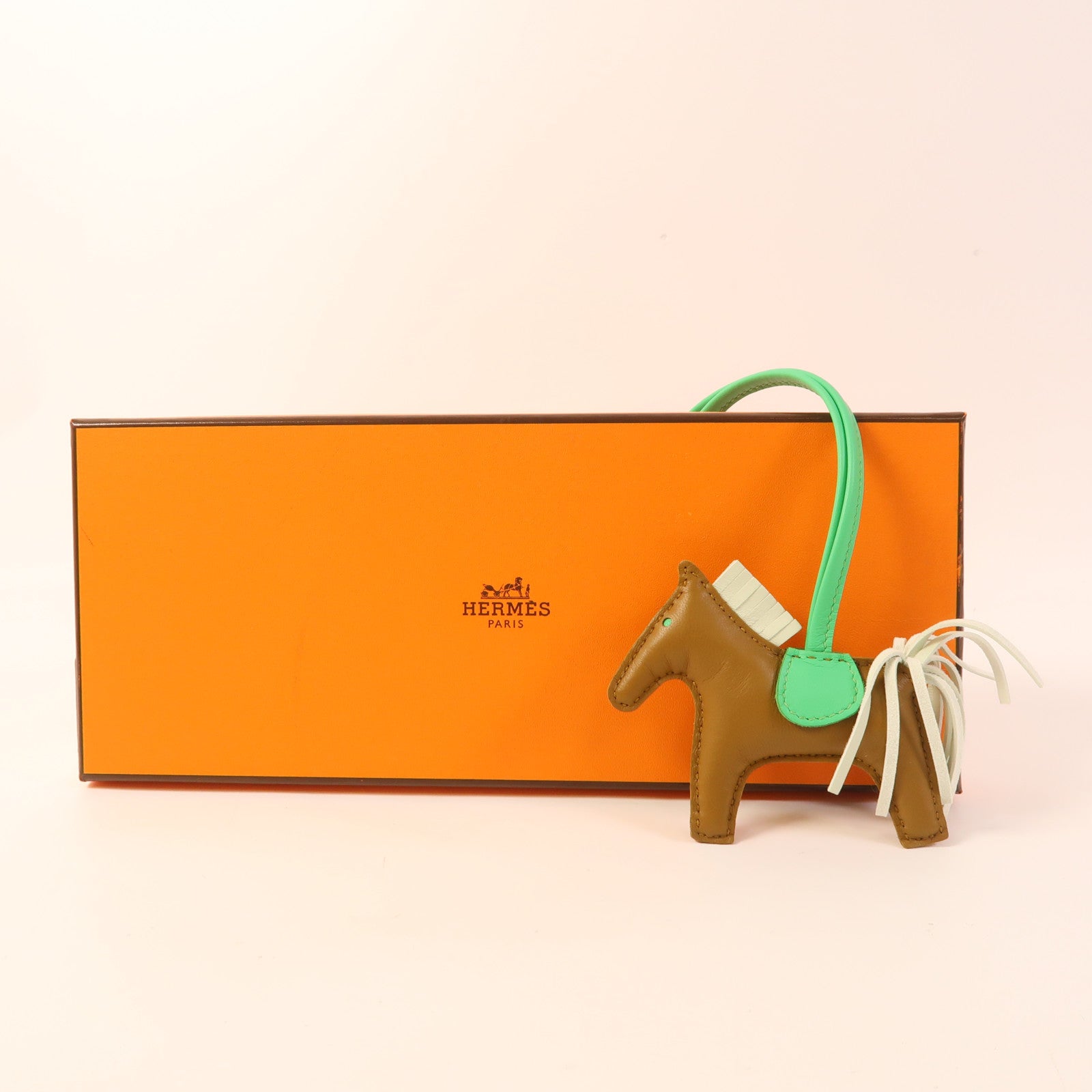 HERMES Milo皮革Rodeo PM Charm掛飾