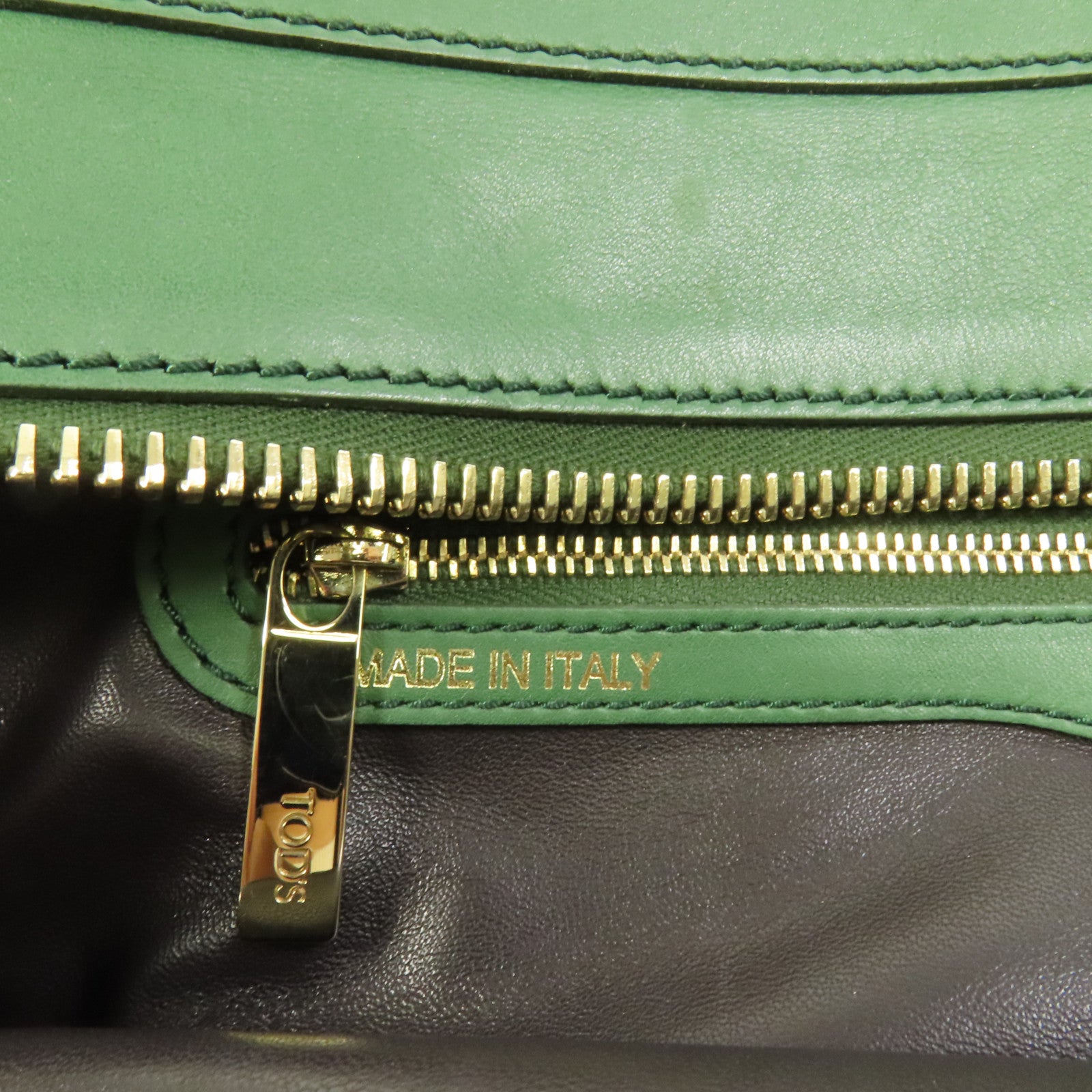 TOD'S 牛皮皮革/蛇皮皮革Tote Bag金扣手挽袋