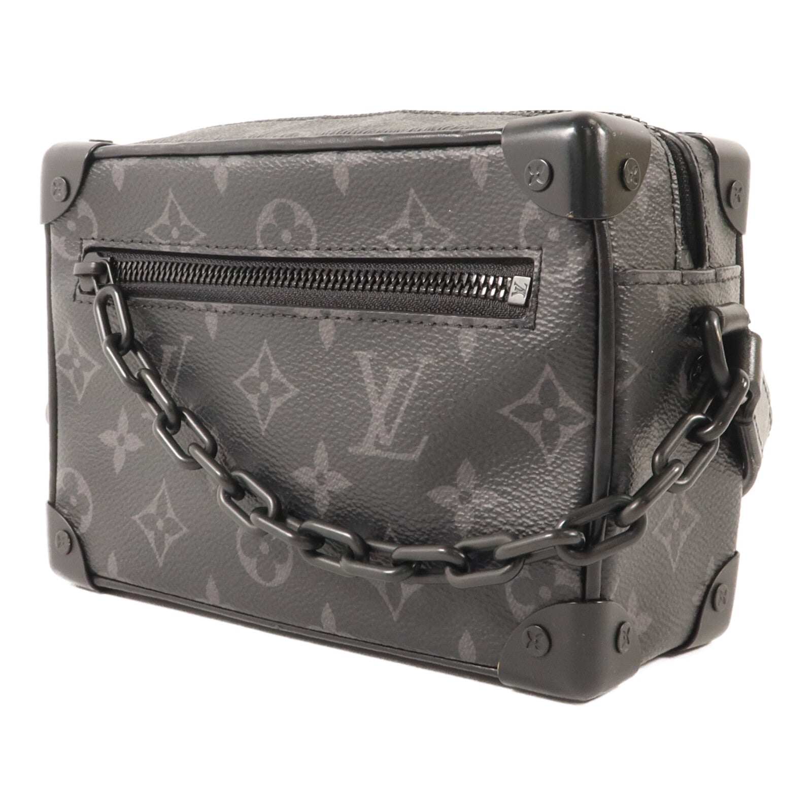 LOUIS VUITTON Monogram Eclipse Mini Soft Trunk肩背袋