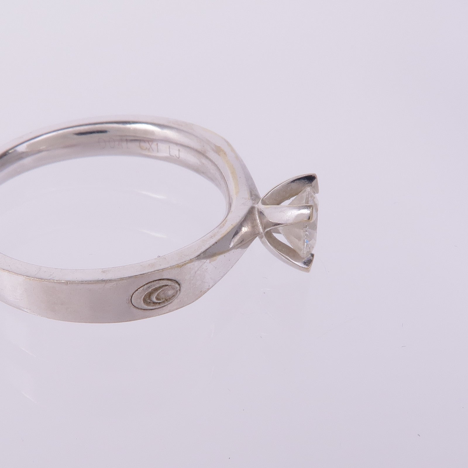 JEWELRY 18K白金Forevermark Diamond Ring鑽石戒指US#5.75