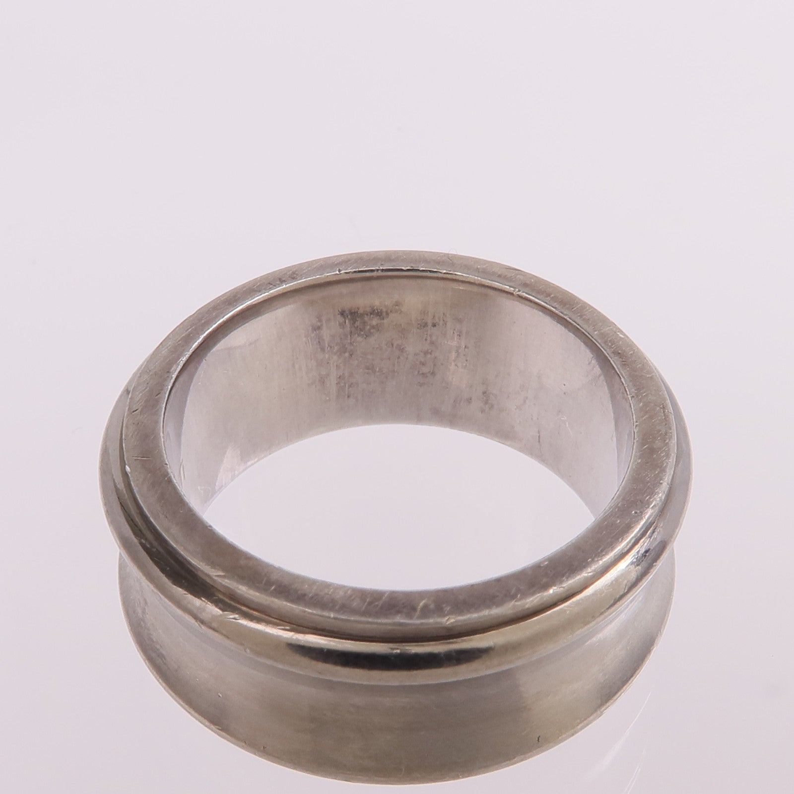 TIFFANY＆CO 925純銀/鈦1837 Ring戒指US#5.5