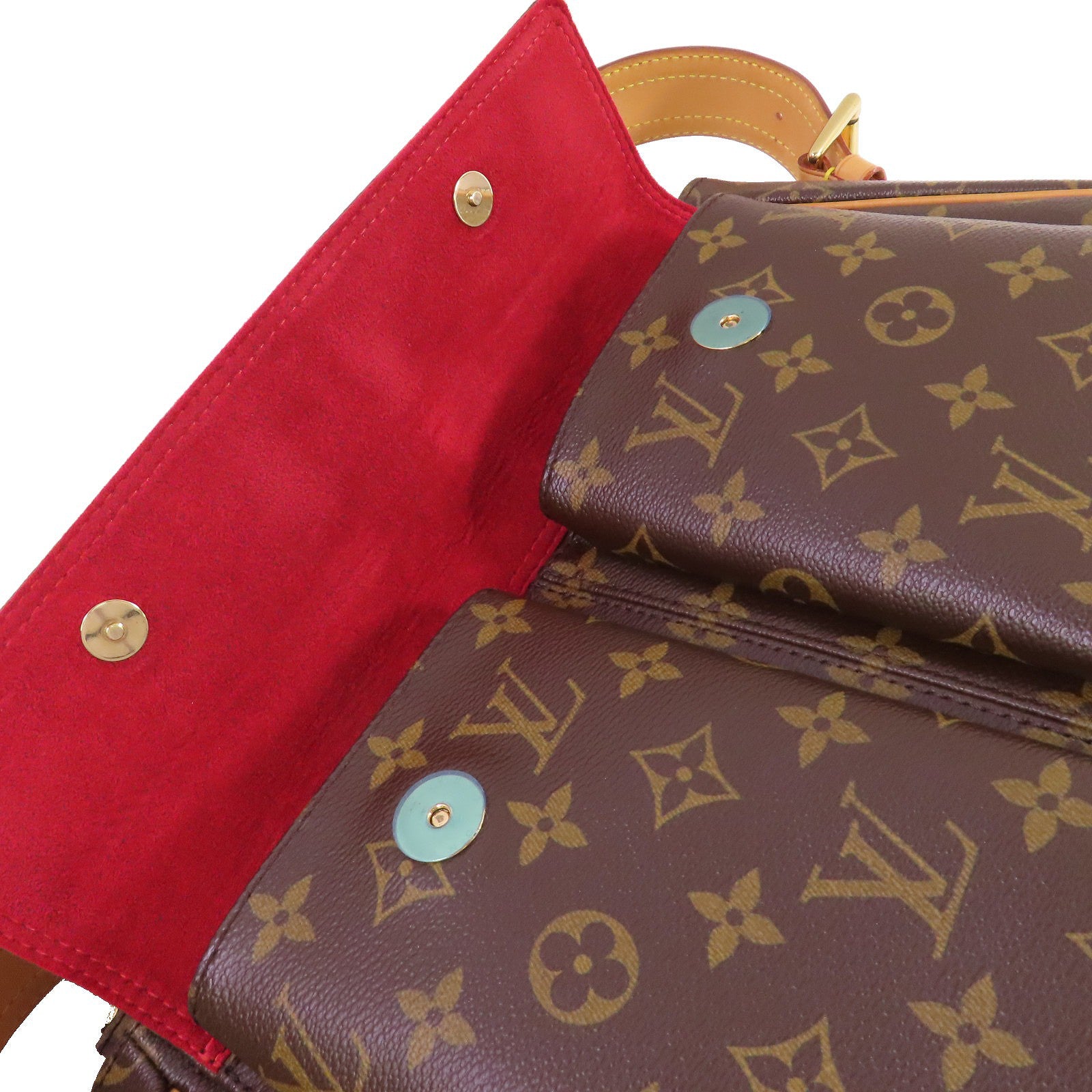 LOUIS VUITTON Monogram Viva Cite GM Shoulder Bag金扣肩背袋