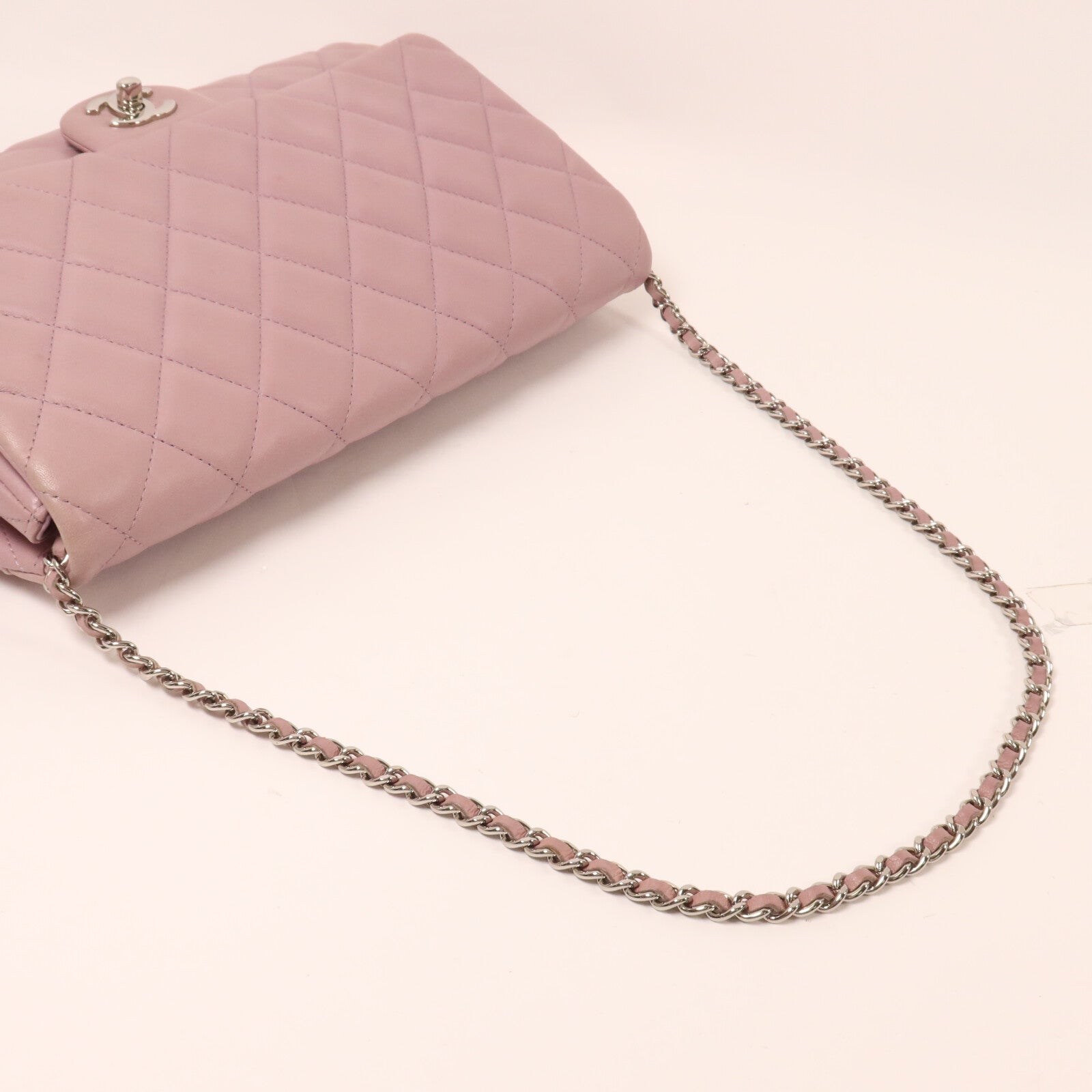 CHANEL 羊皮皮革Chain Shoulder鏈帶肩背袋