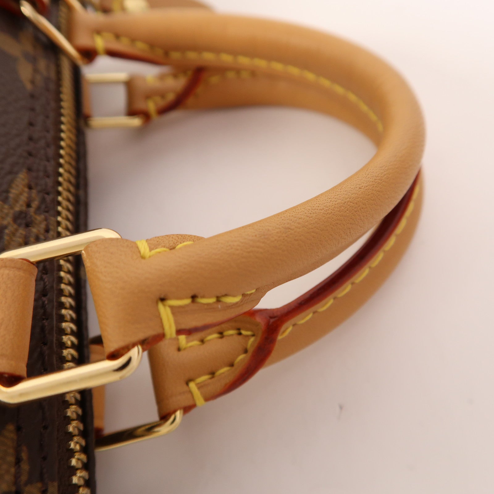 LOUIS VUITTON Monogram Nano Speedy金扣手挽肩背兩用袋