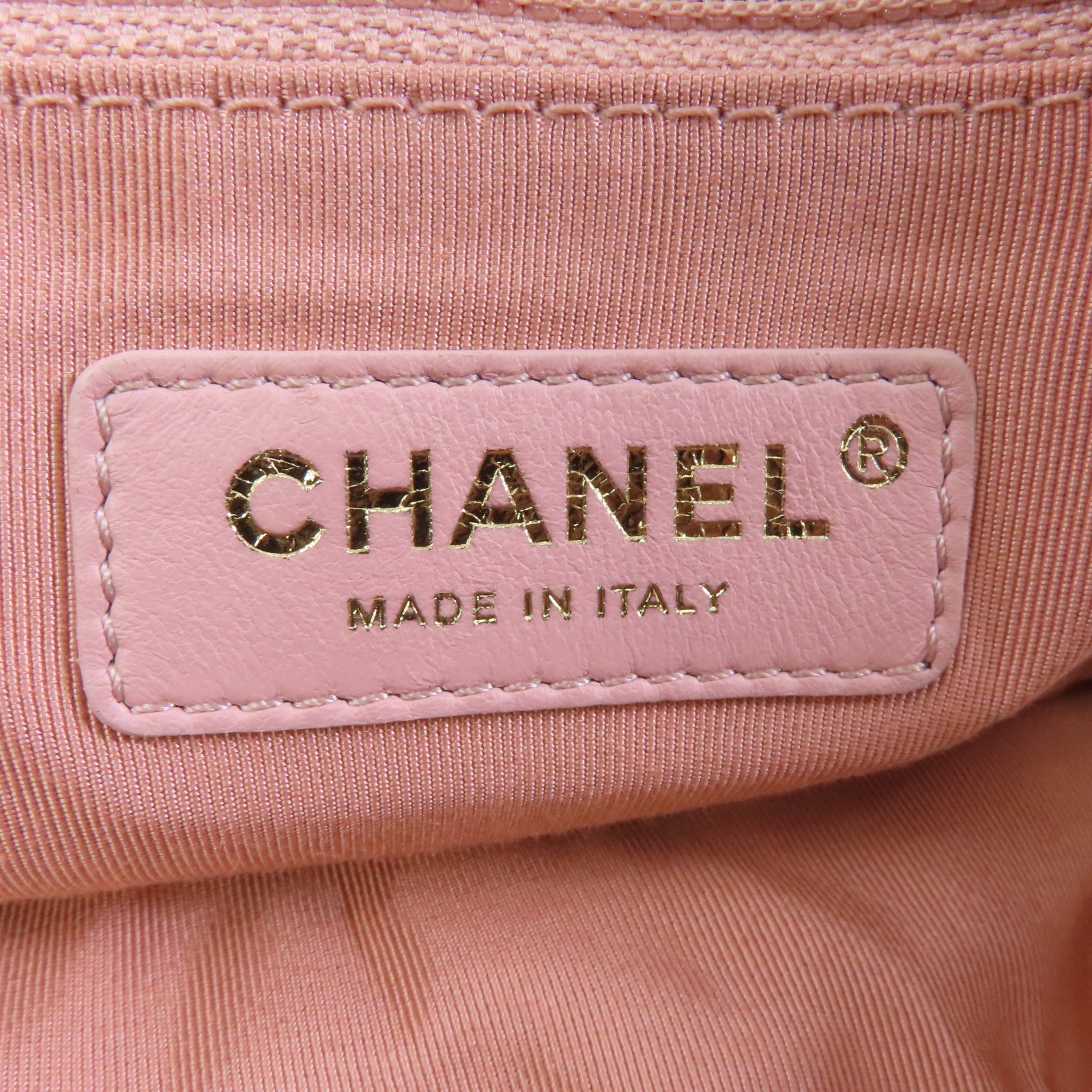 CHANEL 【激減優惠】軟呢Shoulder Bag金扣手挽肩背兩用袋粉紅色/白色