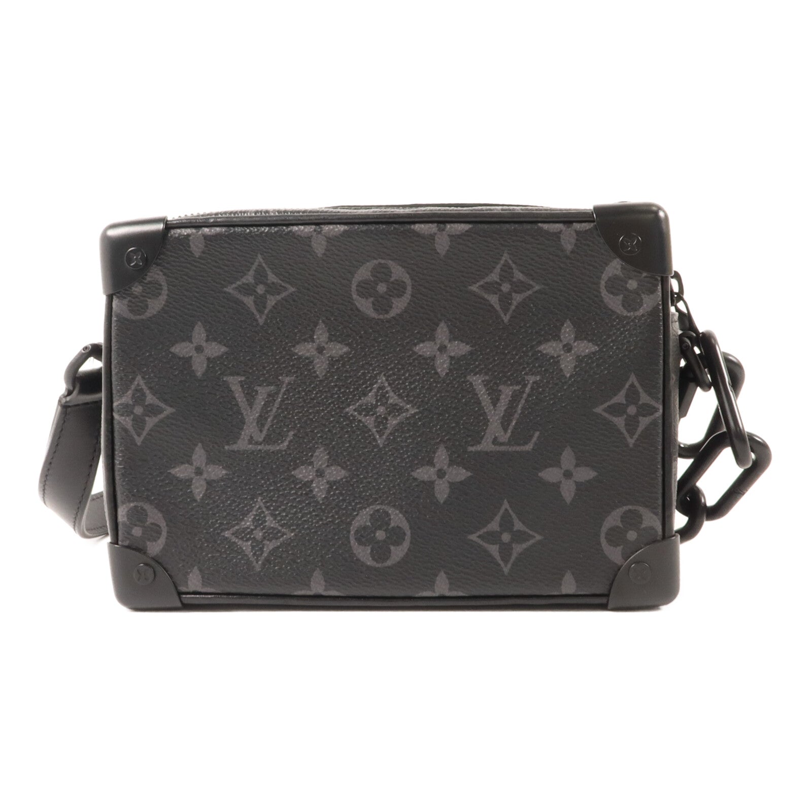 LOUIS VUITTON Monogram Eclipse Mini Soft Trunk肩背袋