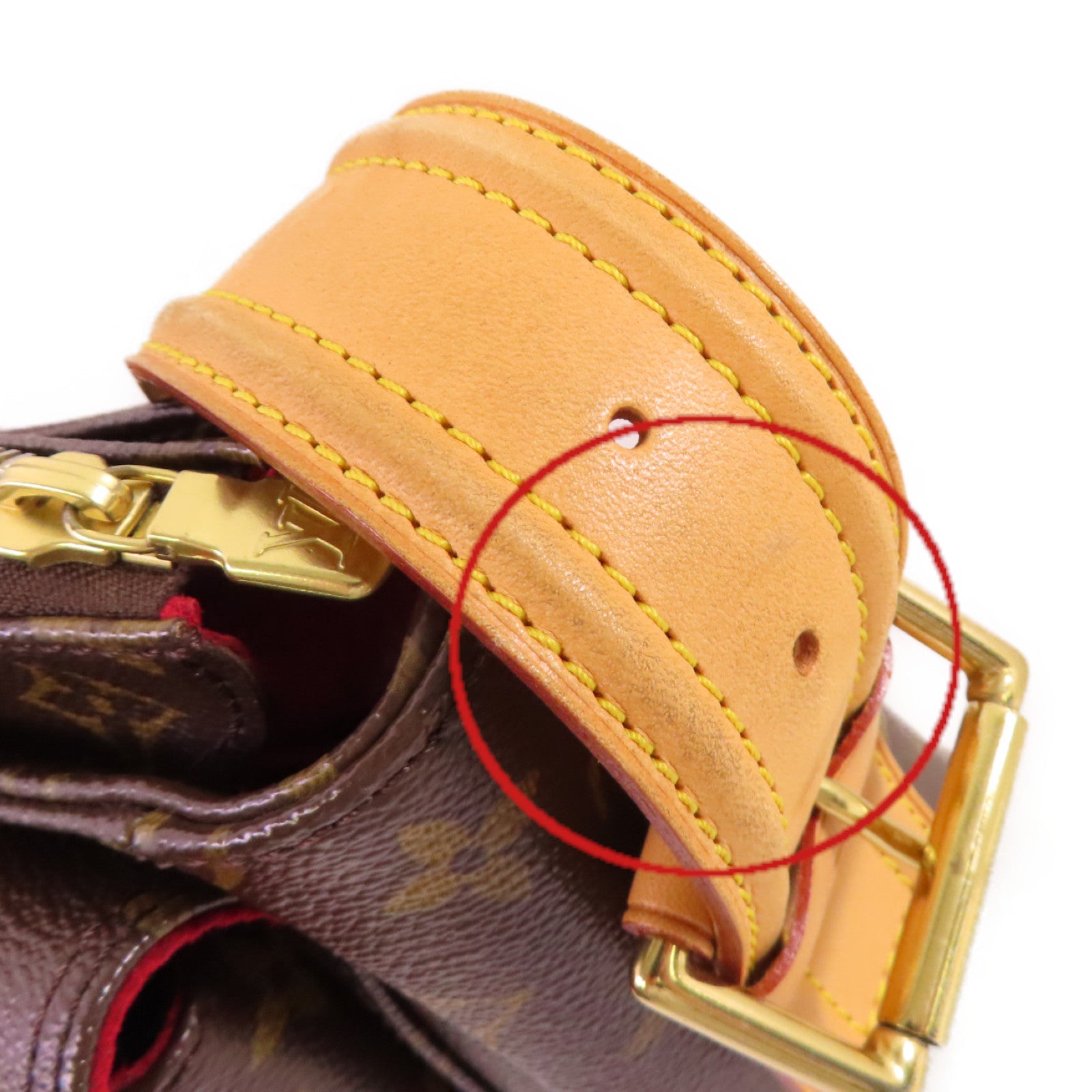LOUIS VUITTON Monogram Viva Cite GM Shoulder Bag金扣肩背袋