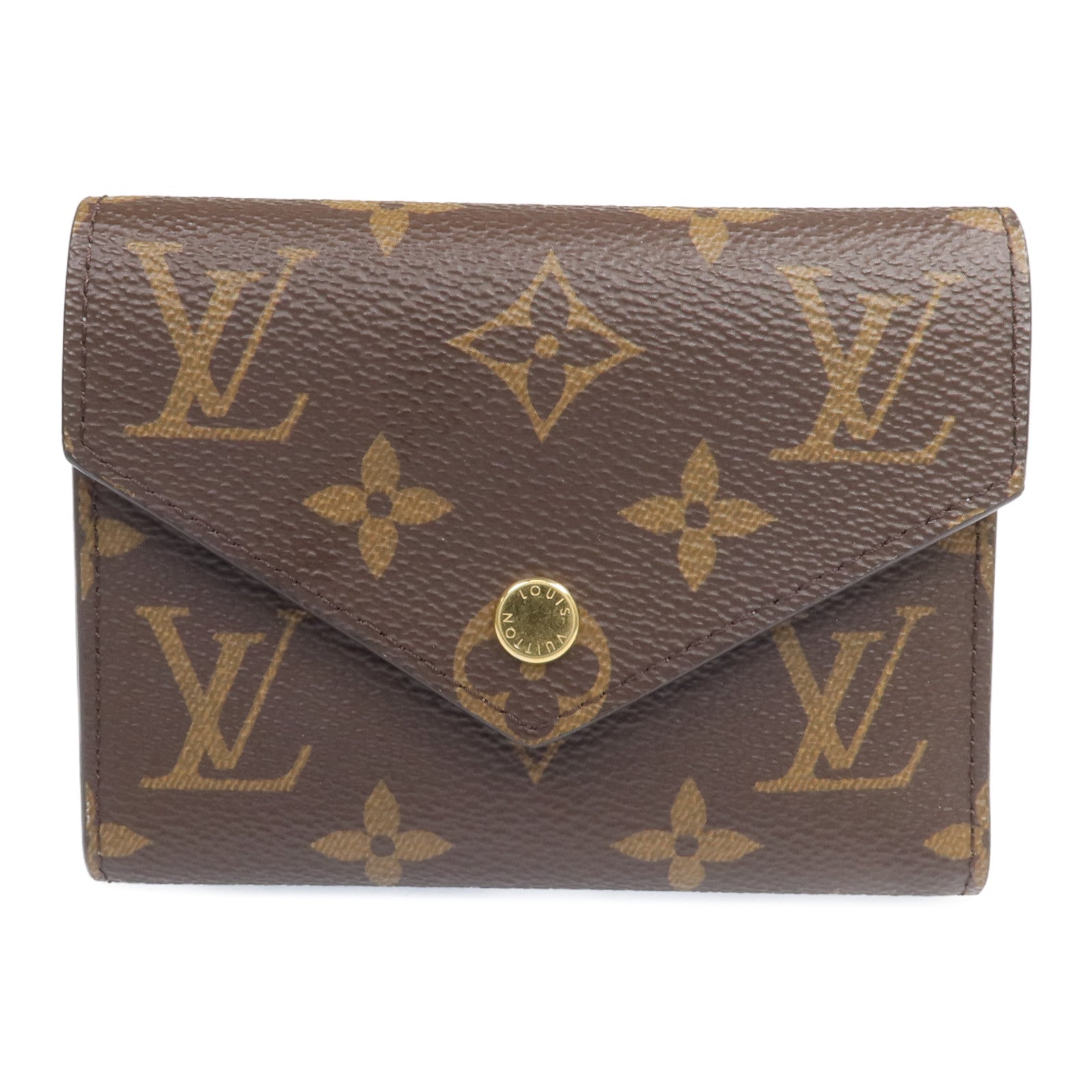 LOUIS VUITTON Monogram Victorine Wallet金扣錢包