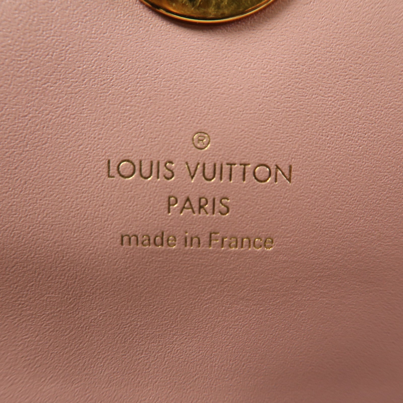 LOUIS VUITTON Monogram Flore Chain Wallet金扣鏈帶肩背袋
