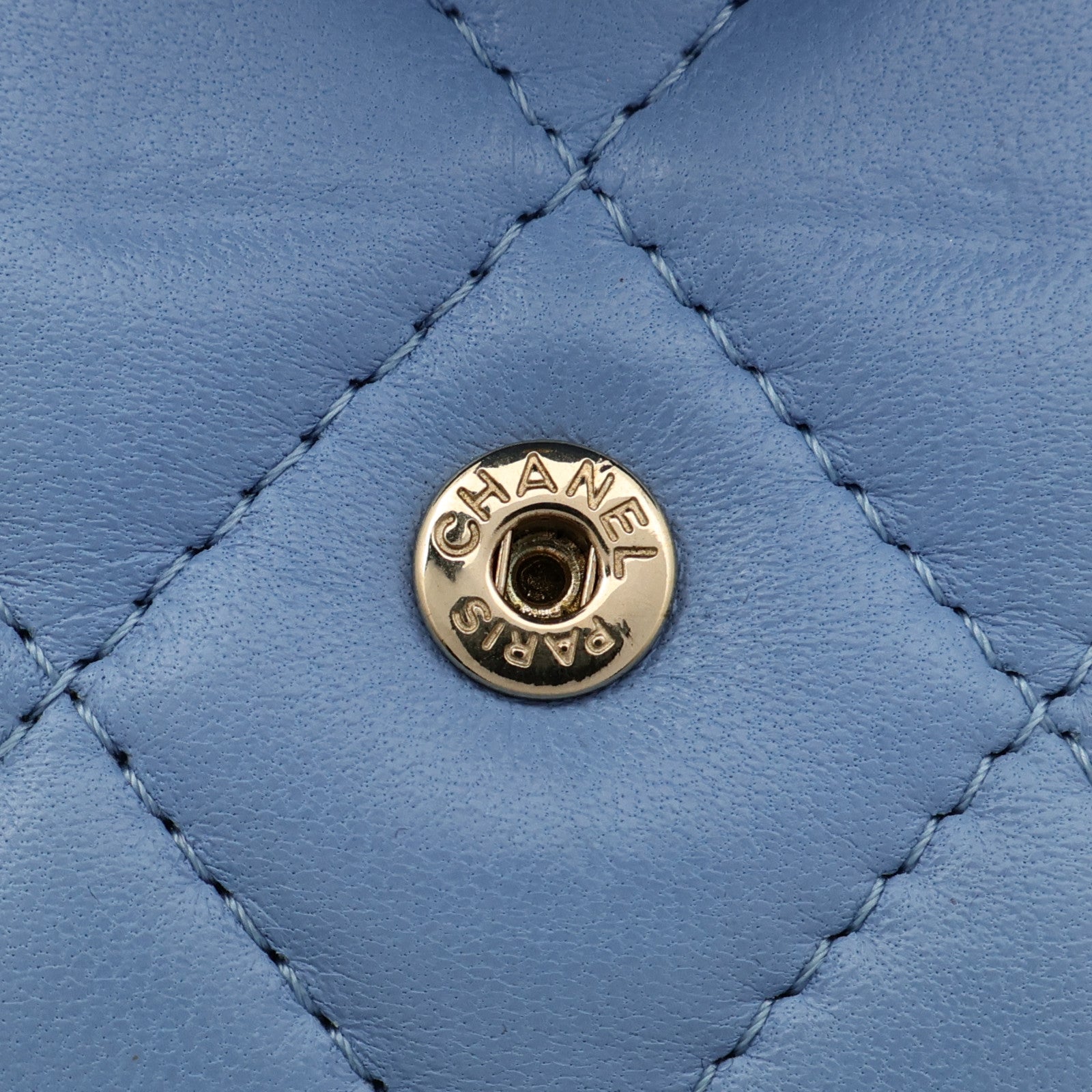 CHANEL 羊皮皮革Card Holder On Chain金扣鏈帶肩背袋