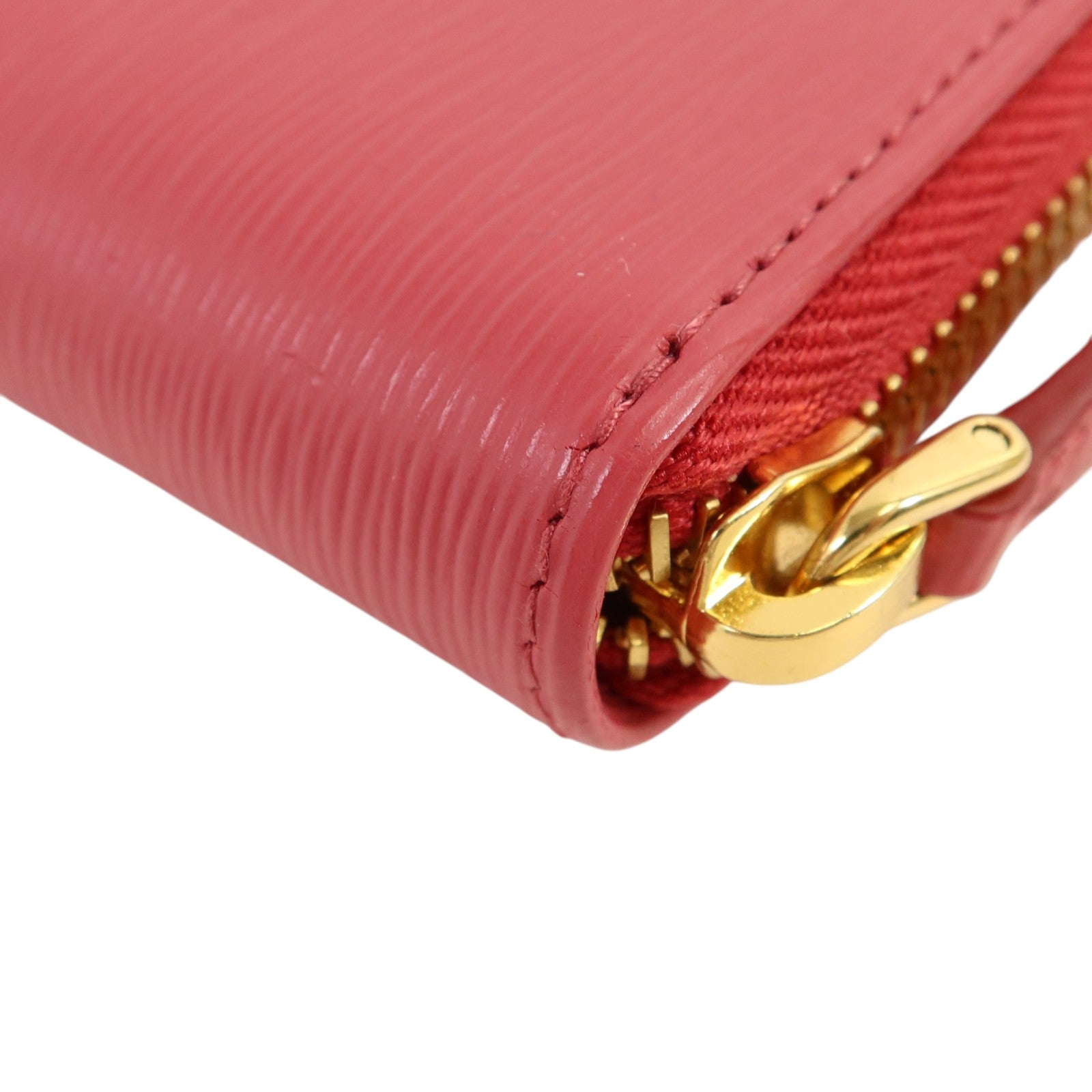 PRADA 【激減優惠】牛皮皮革Card Case金扣卡片套
