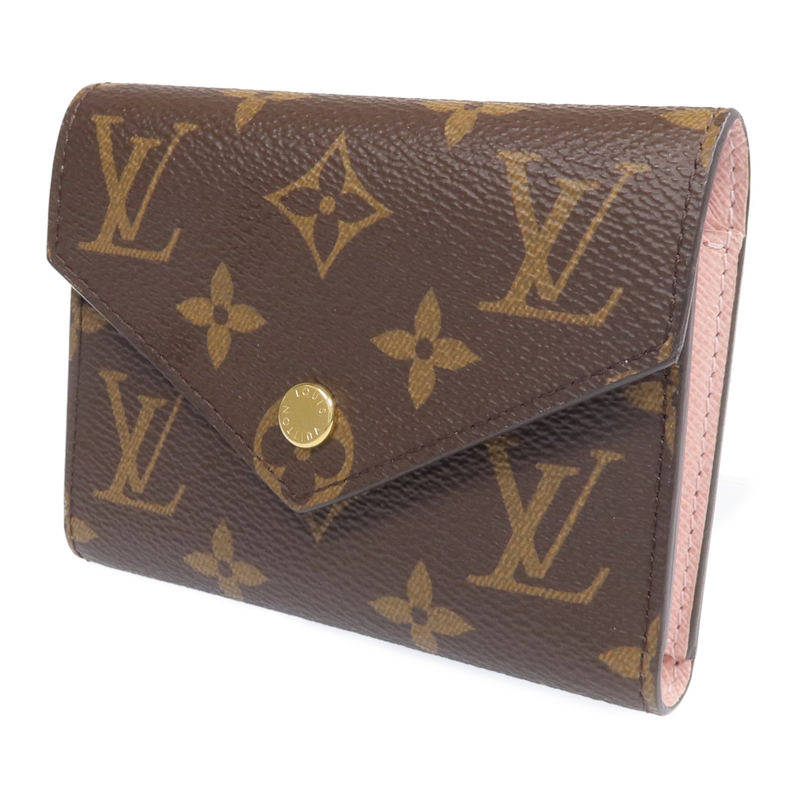 LOUIS VUITTON Monogram Victorine Wallet金扣錢包
