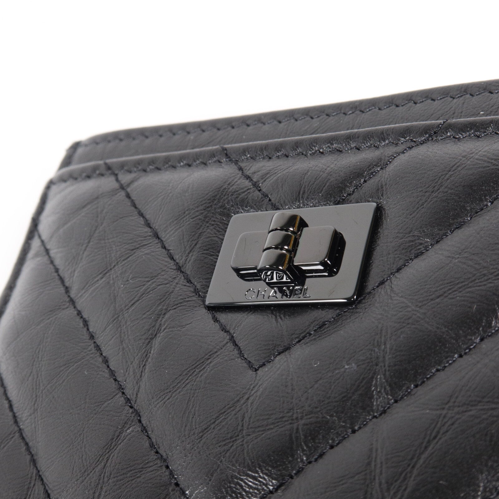 CHANEL 牛皮皮革2.55 Card Case卡片套