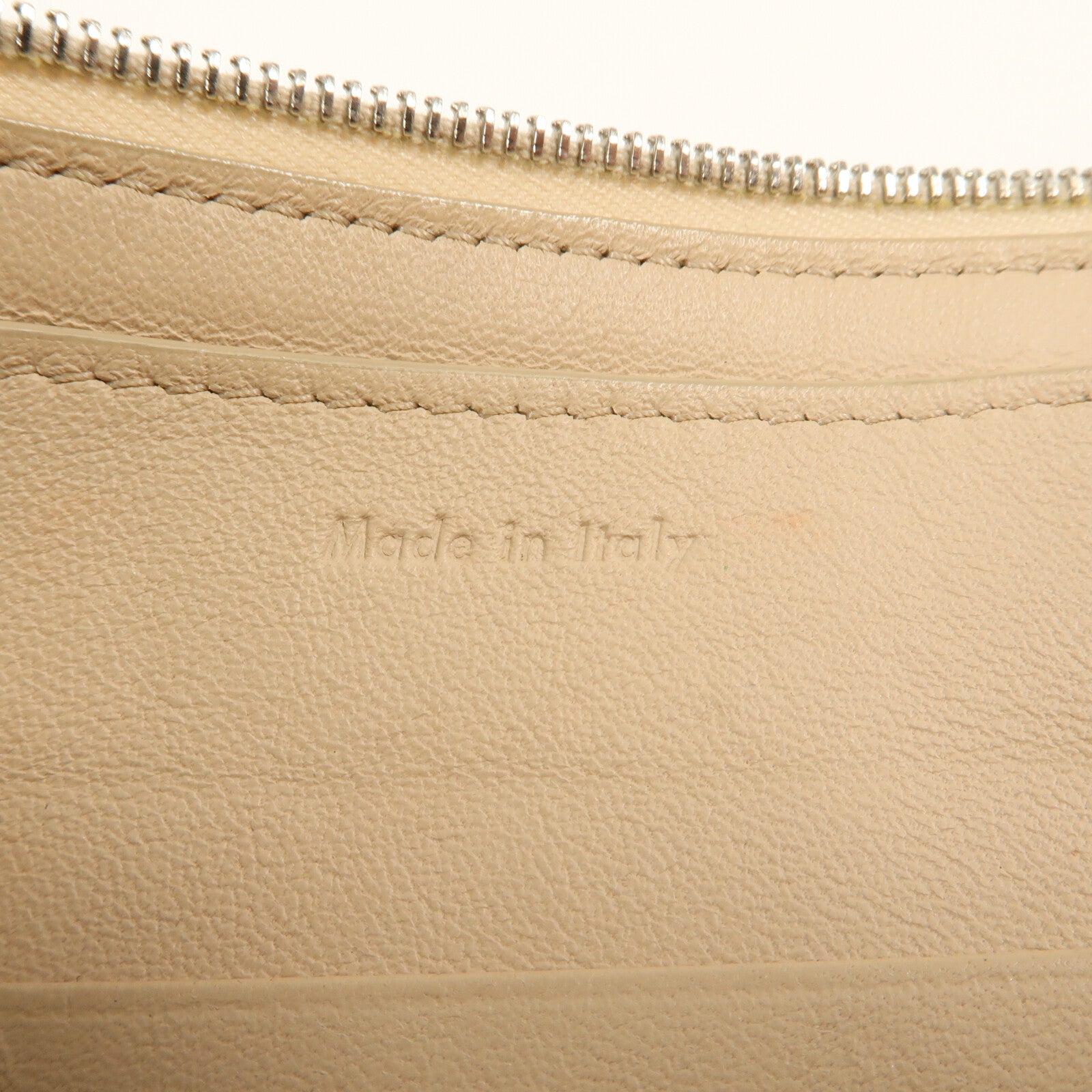 CELINE 牛皮皮革Clutch Bag銀扣手拿包